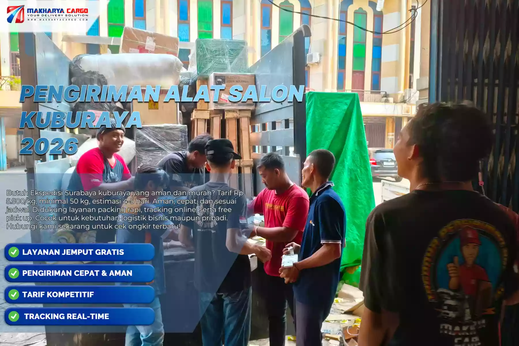 Pengiriman Alat Salon Kuburaya
