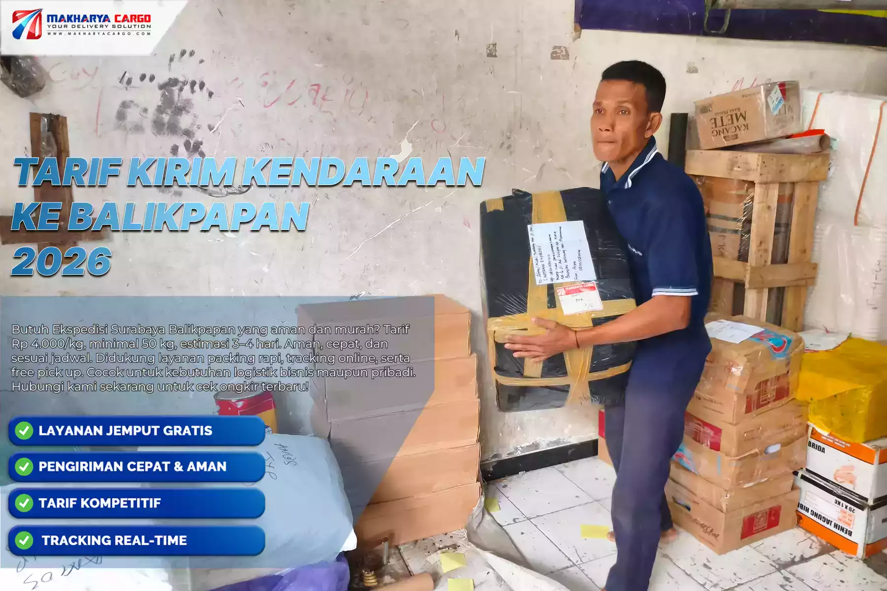 Tarif Kirim Kendaraan ke Balikpapan
