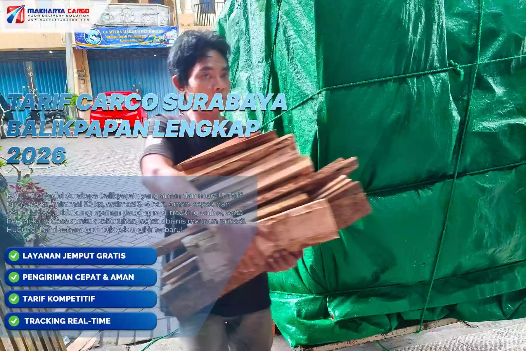Tarif Cargo Surabaya Balikpapan Lengkap