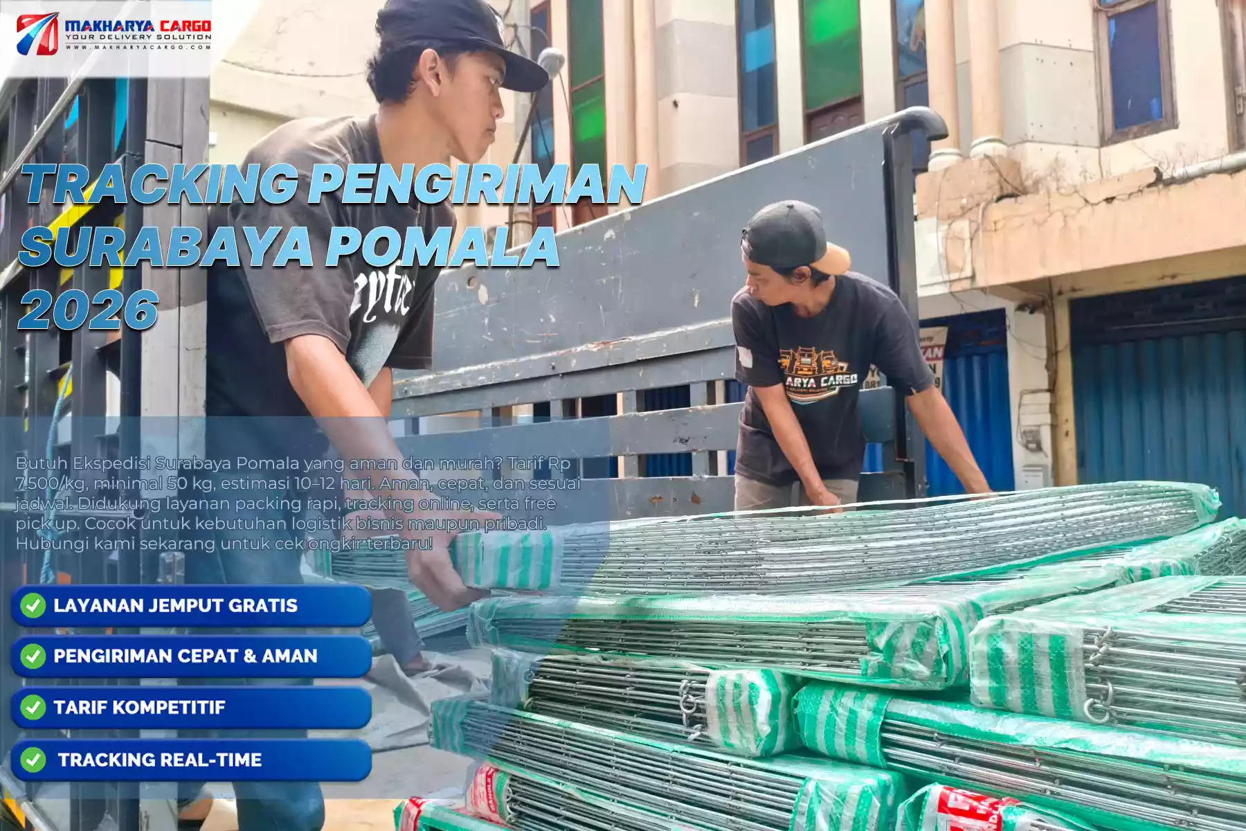 Tracking Pengiriman Surabaya Pomala