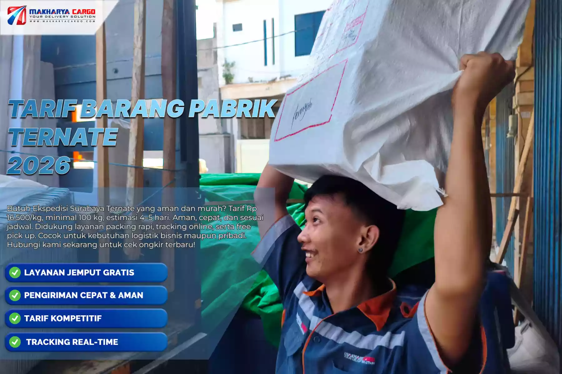 Tarif Barang Pabrik Ternate