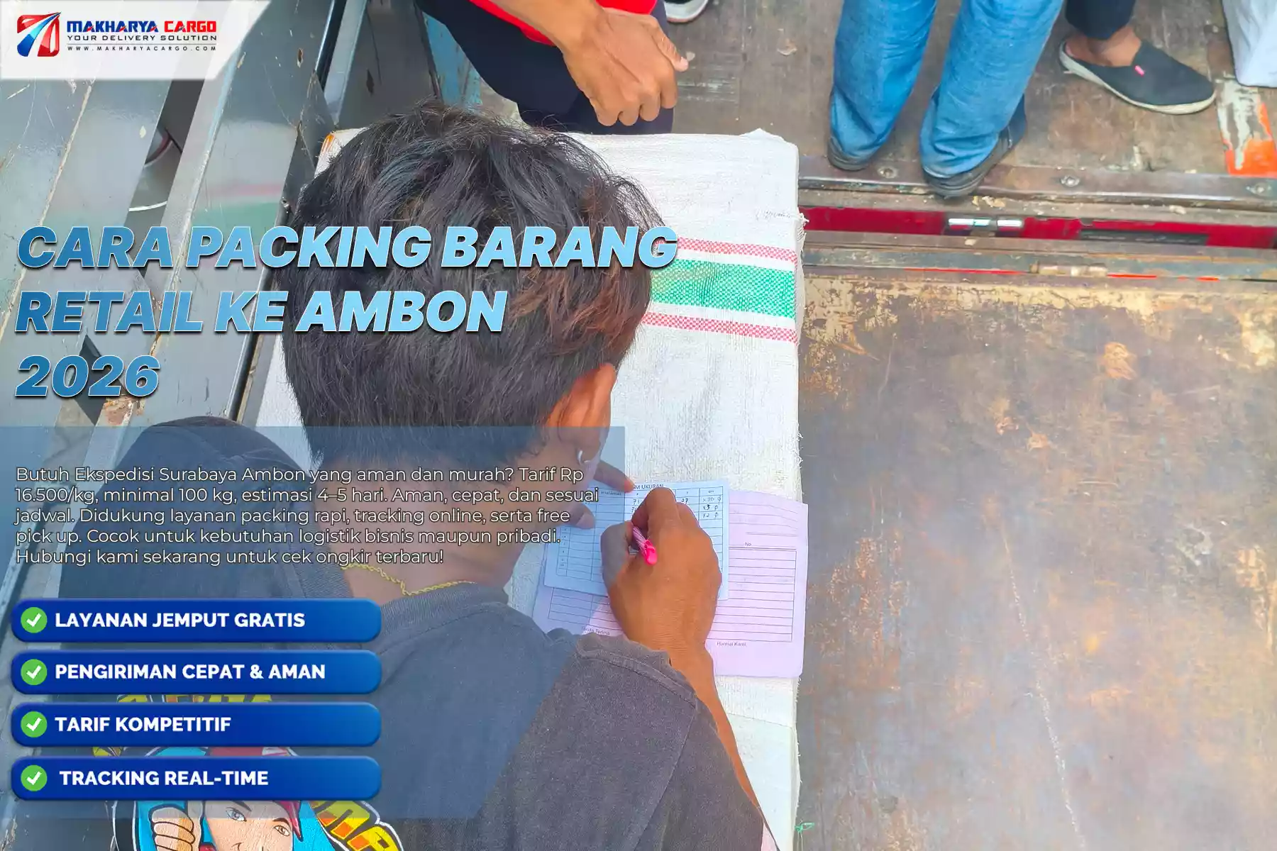 Cara Packing Barang Retail ke Ambon