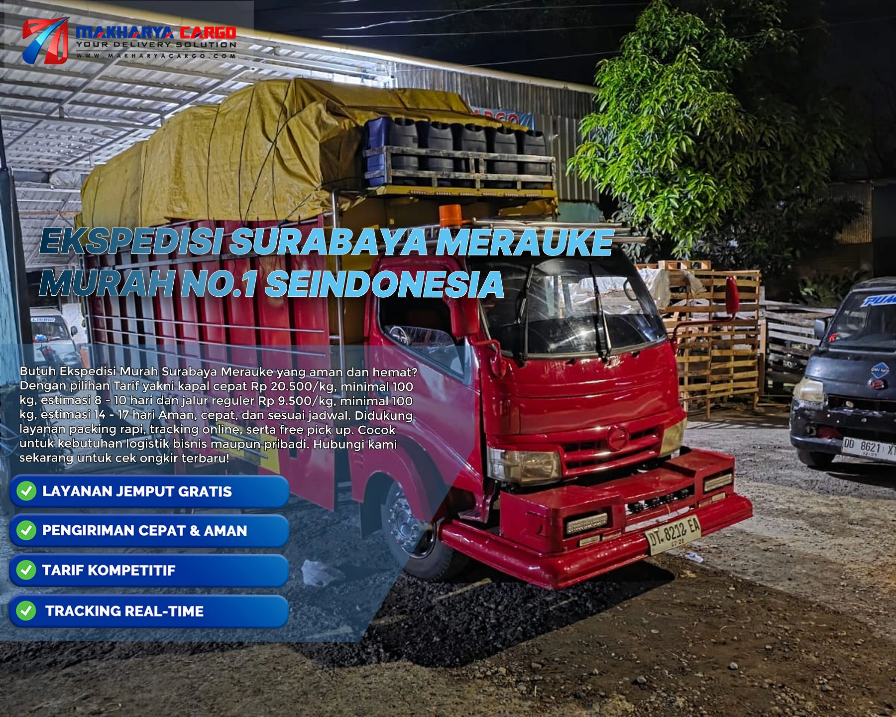 ekspedisi surabaya merauke murah untuk pengiriman barang antar pulau