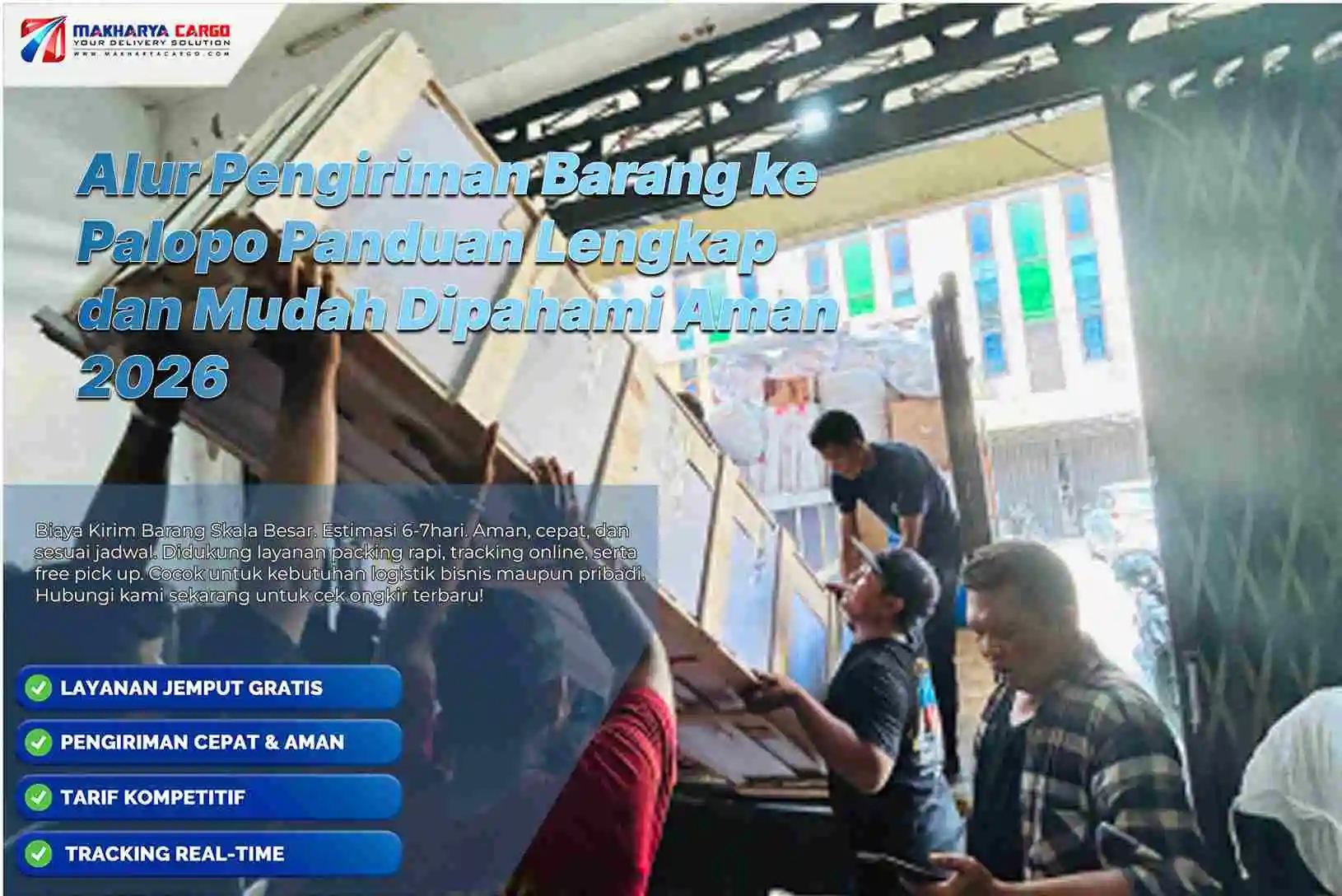 alur pengiriman barang ke Palopo via jalur laut