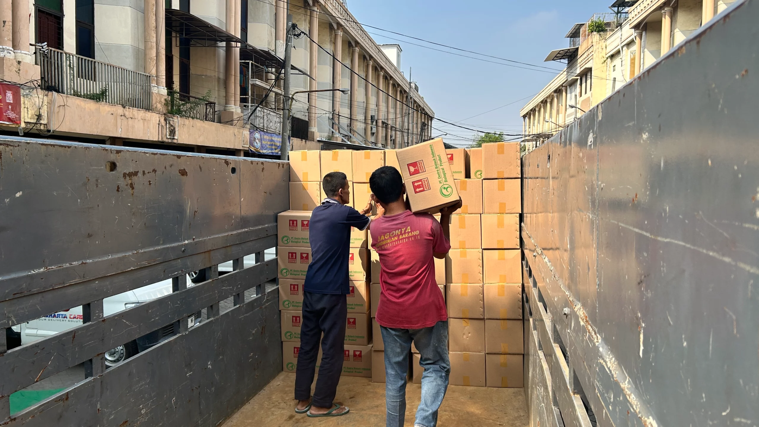 Aktivitas cargo laut timika reguler untuk pengiriman barang besar