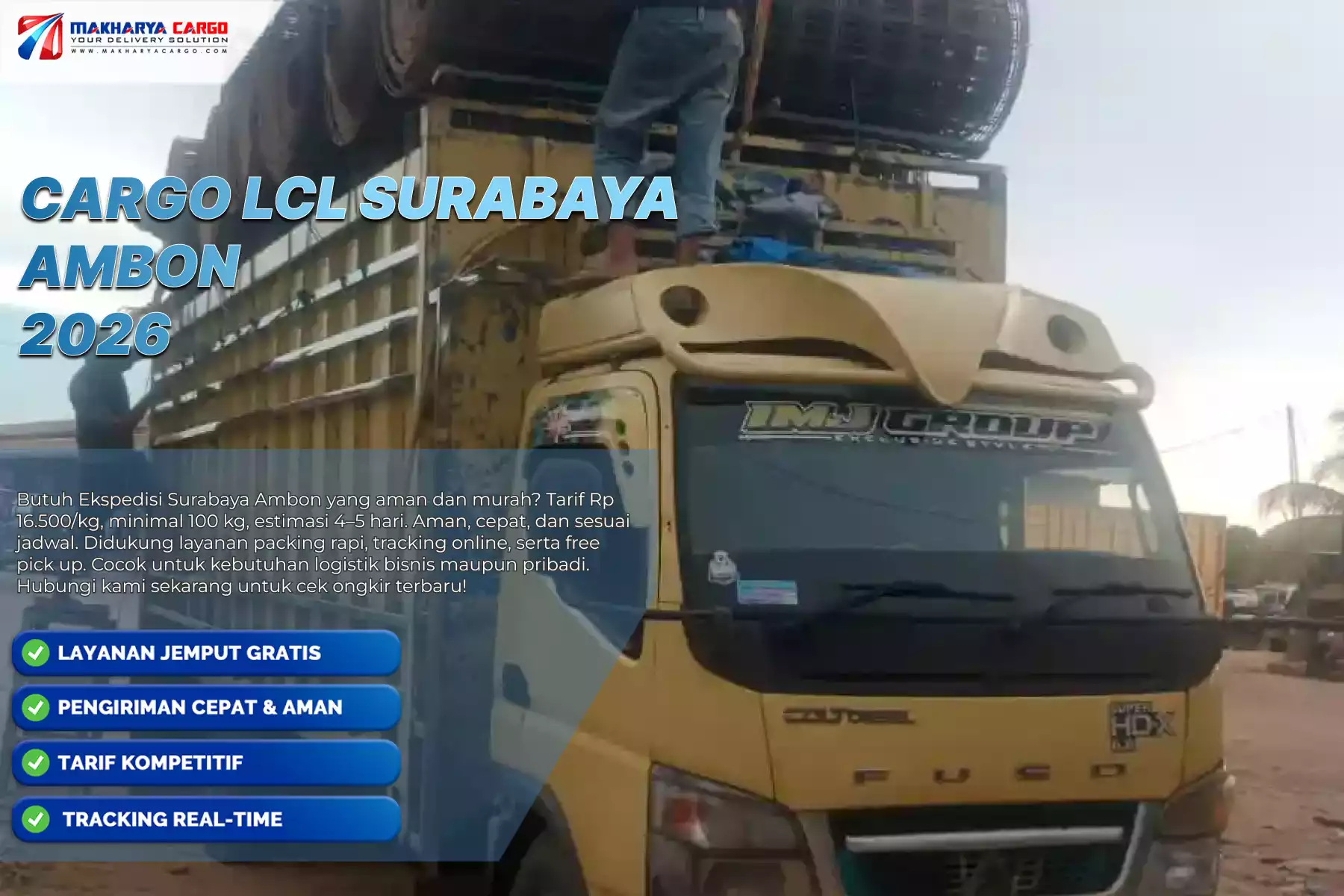 Cargo LCL Surabaya Ambon
