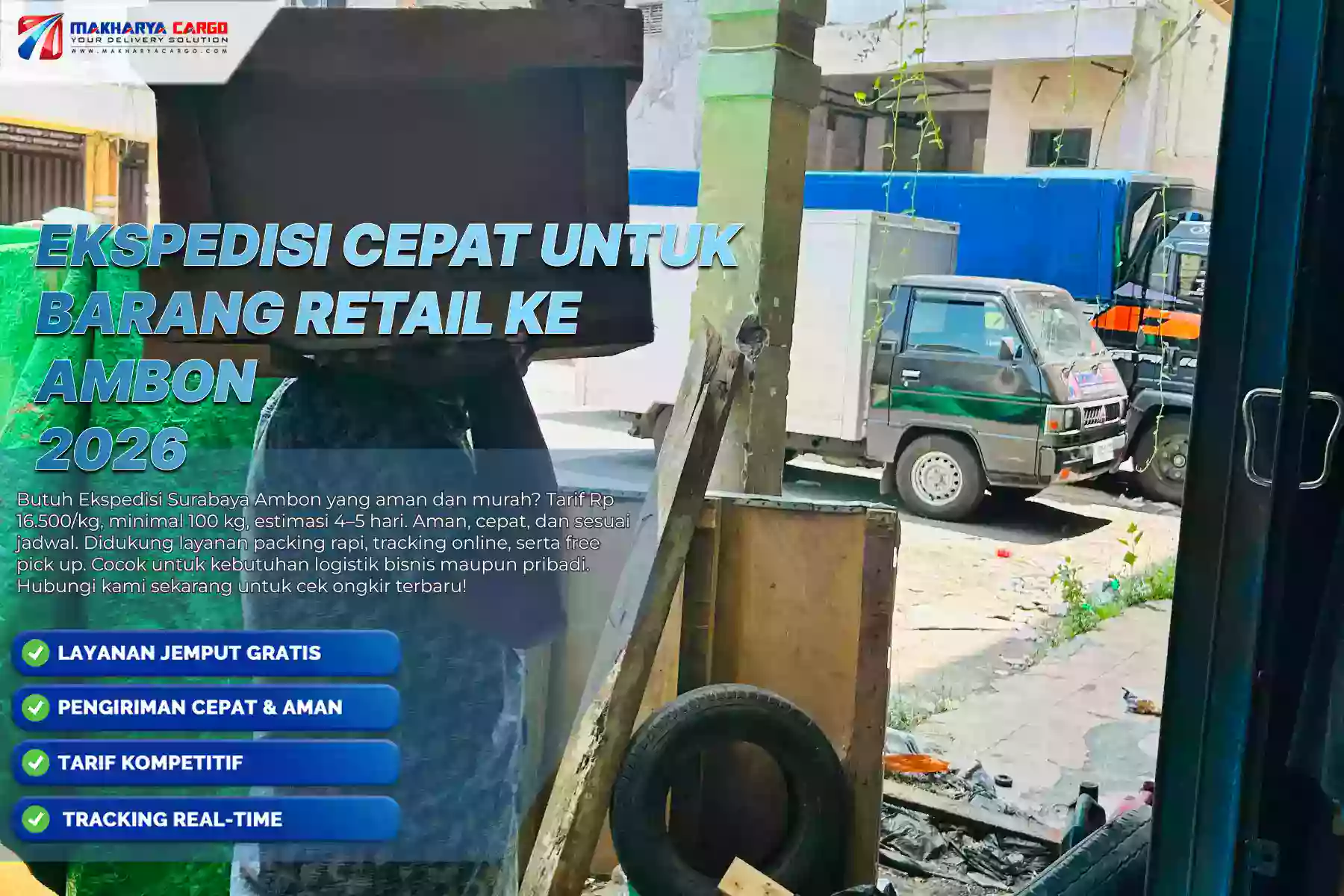 Ekspedisi Cepat untuk Barang Retail ke Ambon