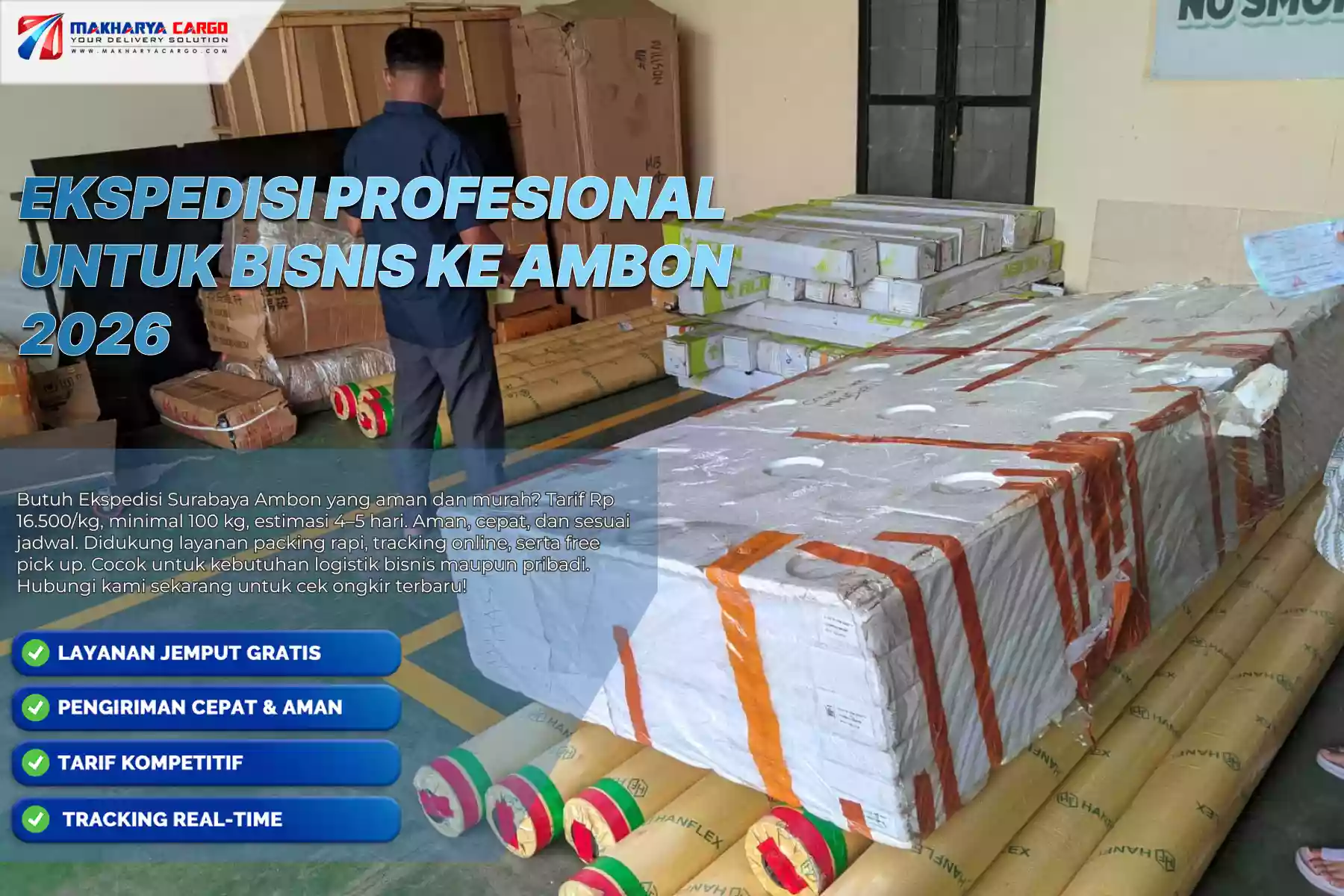 Ekspedisi Profesional untuk Bisnis ke Ambon