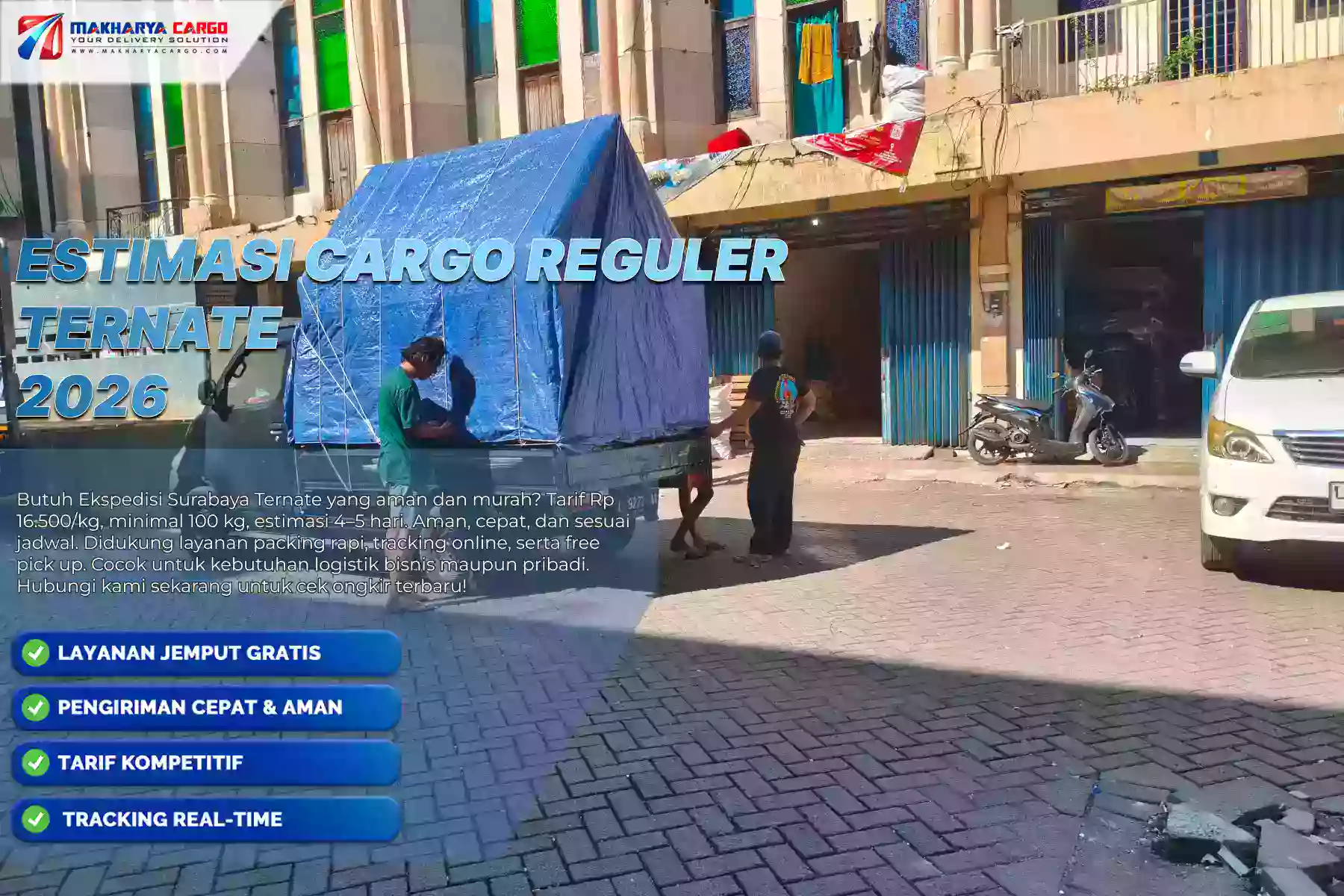 Estimasi Cargo Reguler Ternate