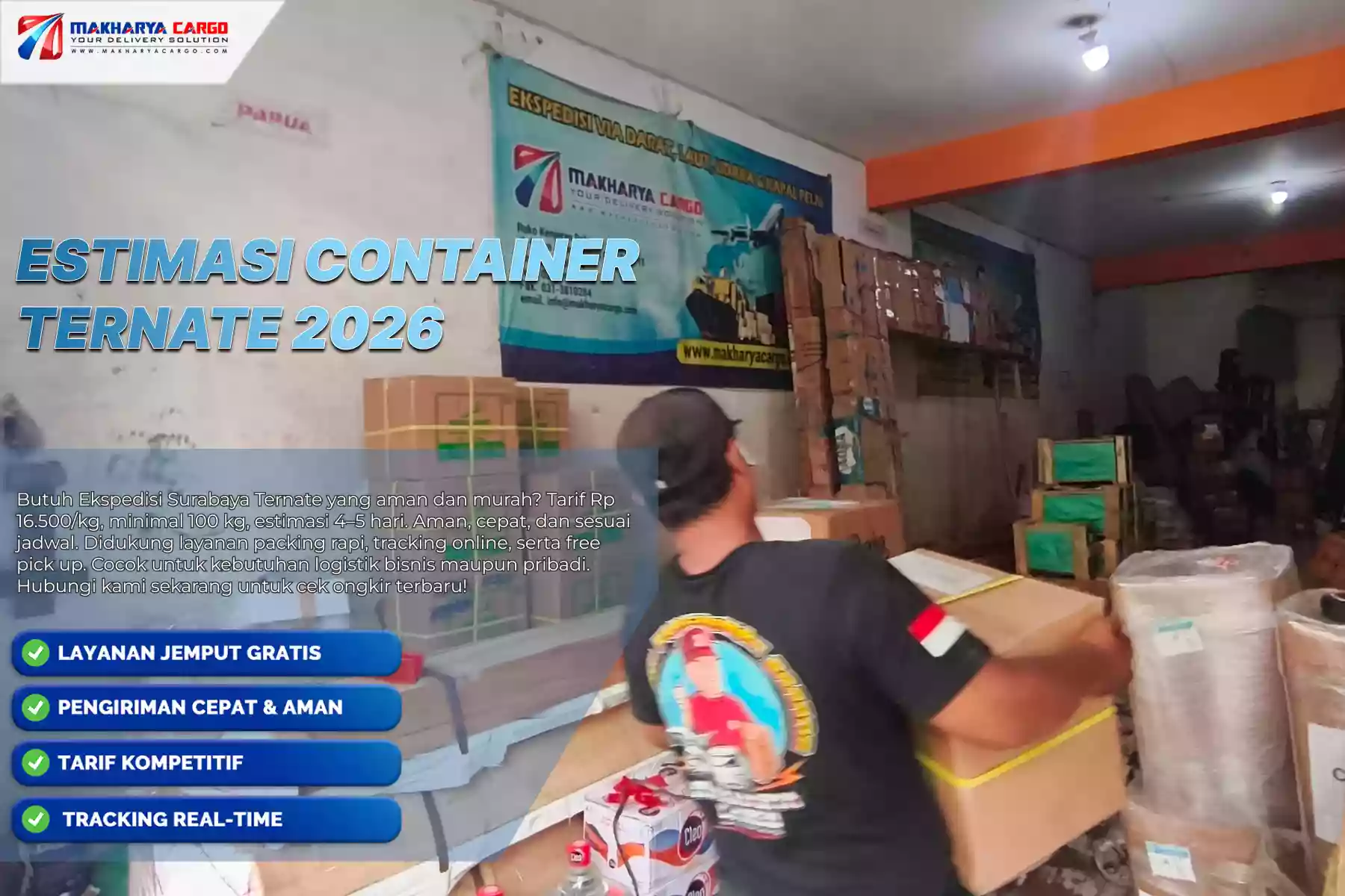 Estimasi container Ternate