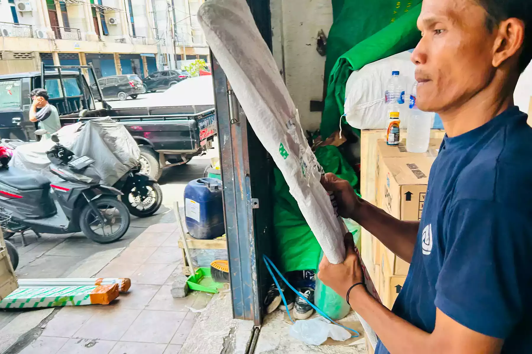 Cara Packing Mesin Industri ke Ambon