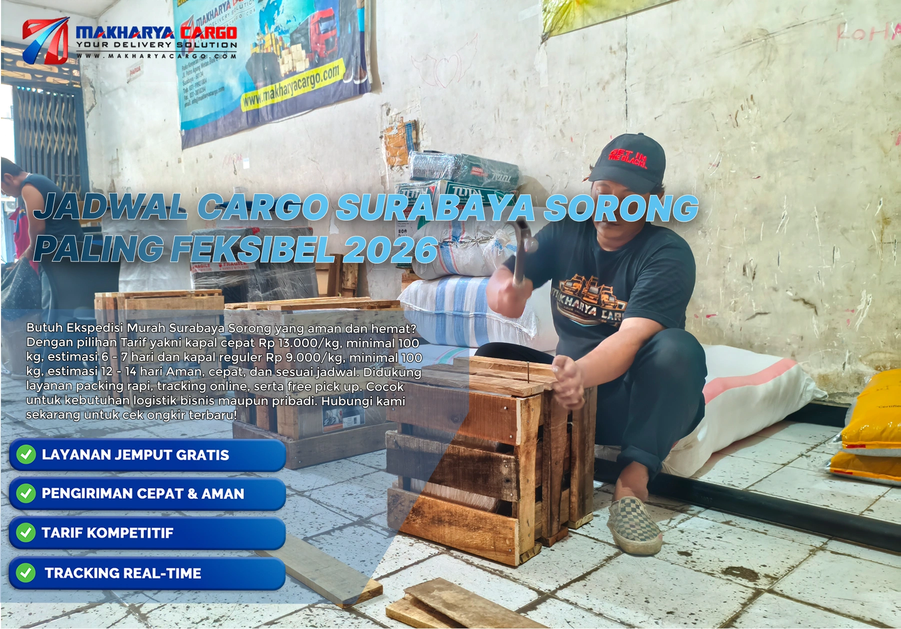Jadwal cargo Surabaya Sorong terbaru untuk pengiriman barang antar pulau