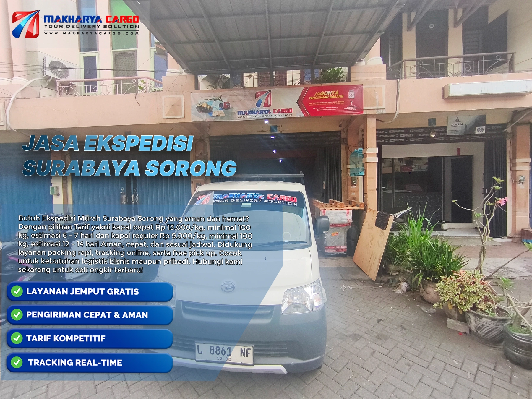 jasa ekspedisi surabaya sorong untuk pengiriman barang antar pulau