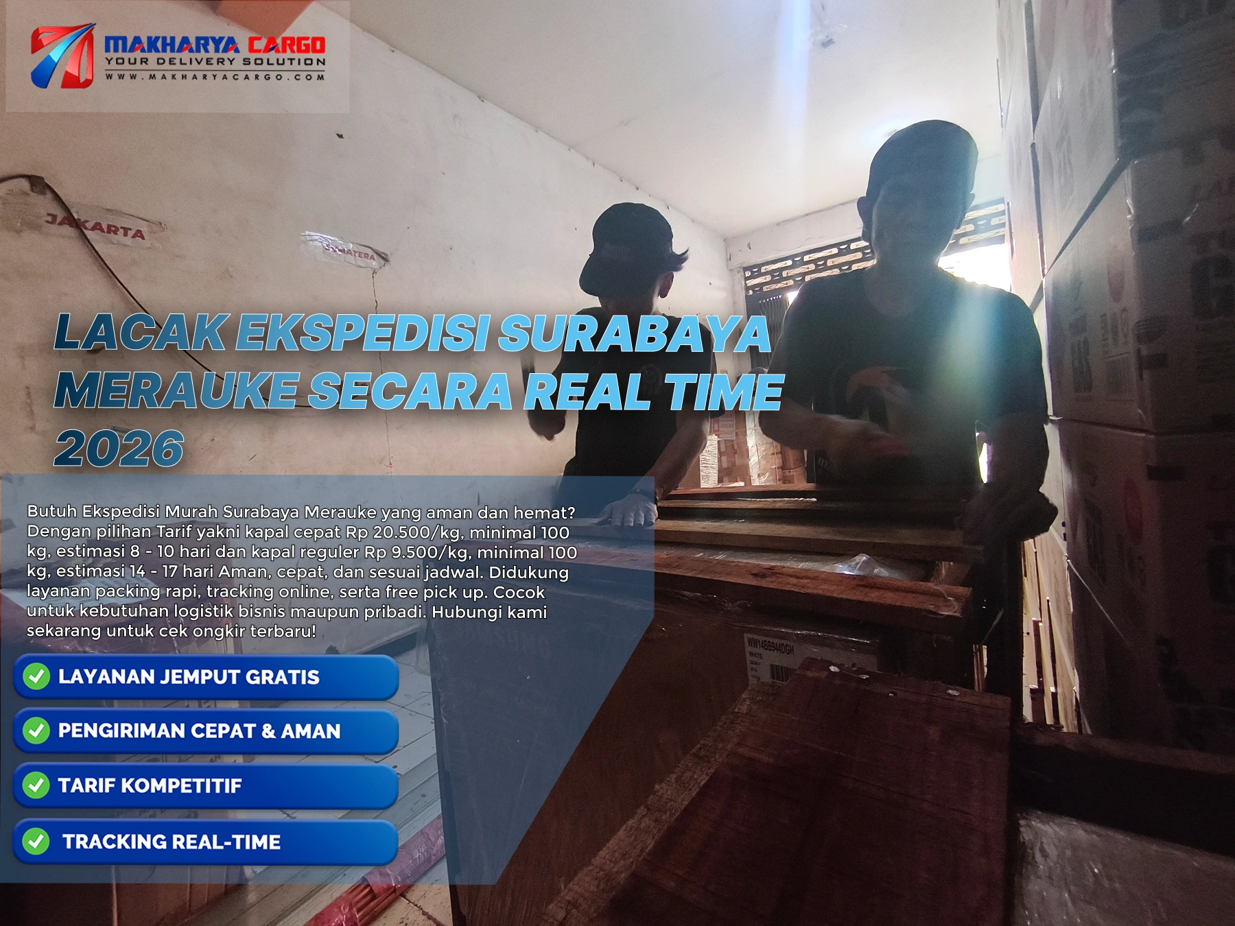 sistem tracking cargo online pengiriman antarpulau