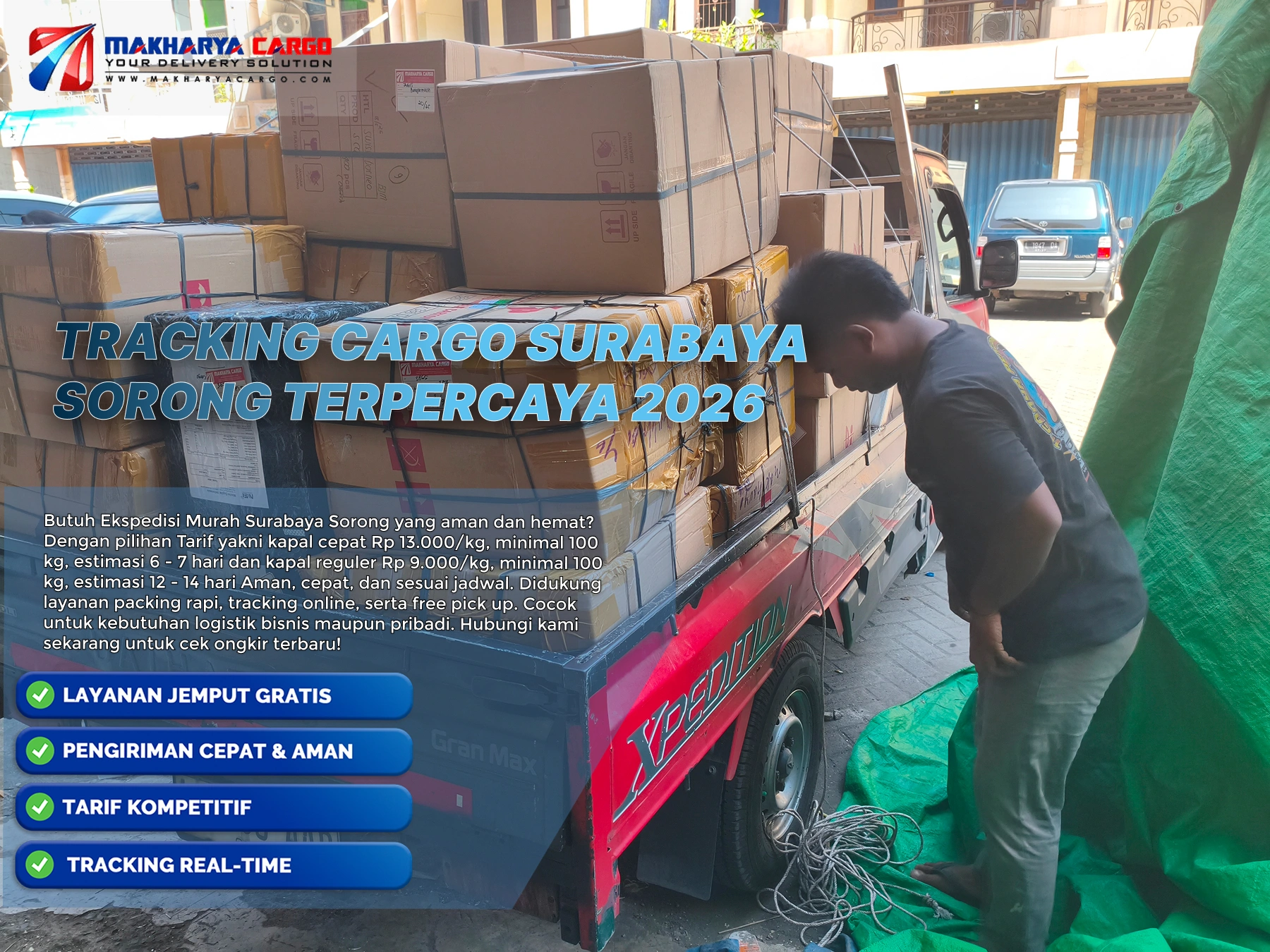 proses pelacakan pengiriman cargo secara online melalui sistem resi