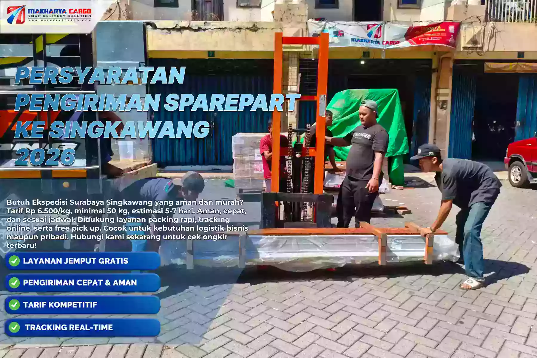 Persyaratan Pengiriman Sparepart ke Singkawang