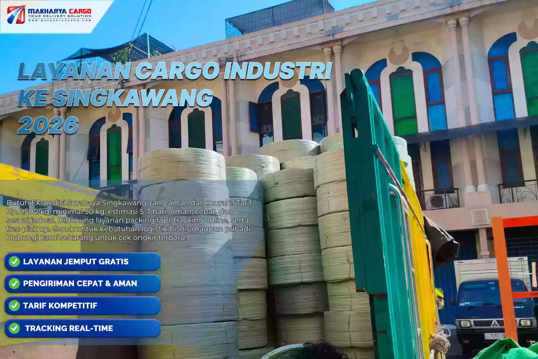 Layanan Cargo Industri ke Singkawang