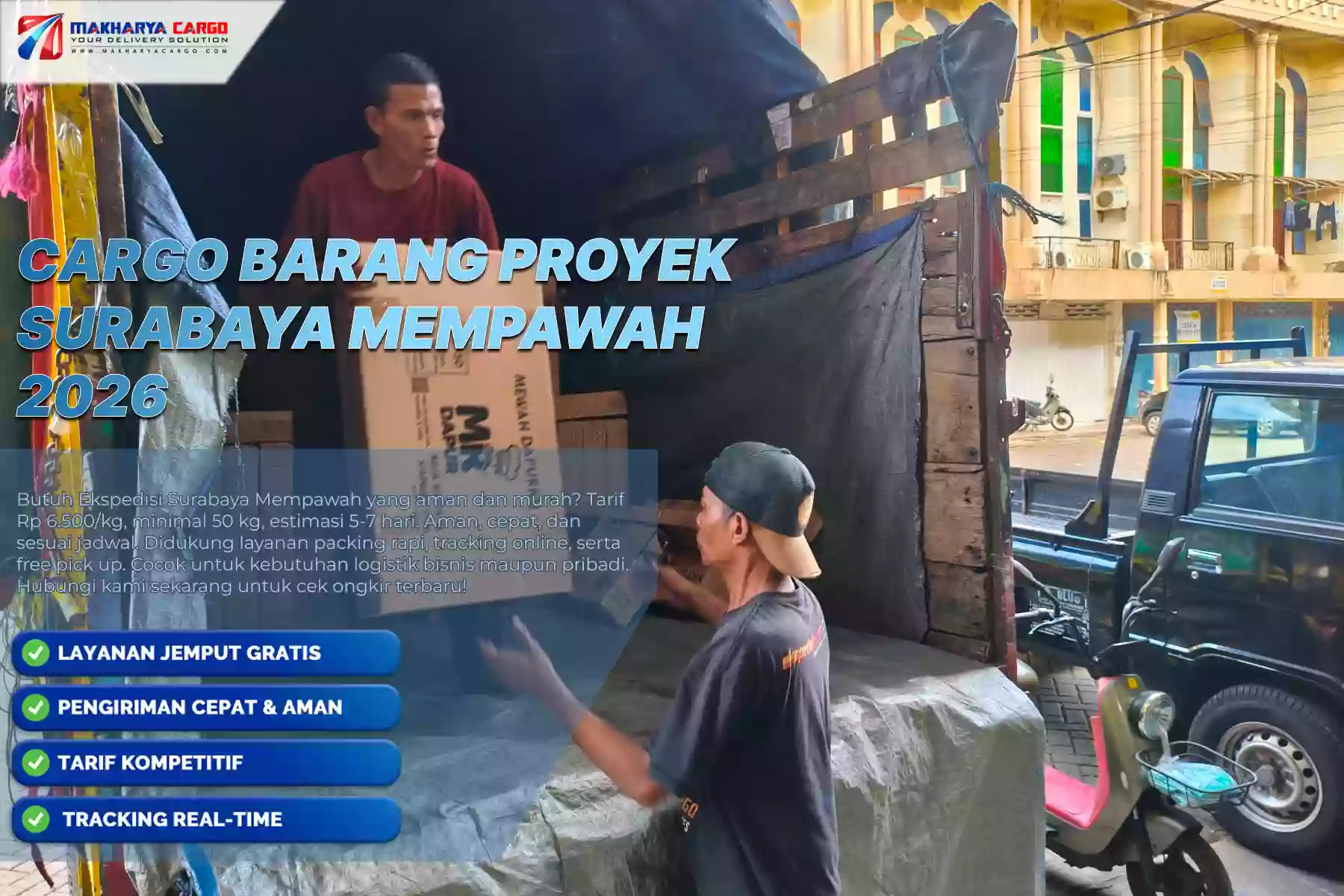 Cargo Barang Proyek Surabaya Mempawah