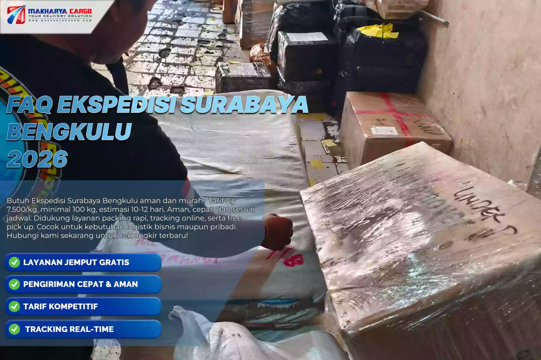 FAQ Ekspedisi Surabaya Bengkulu