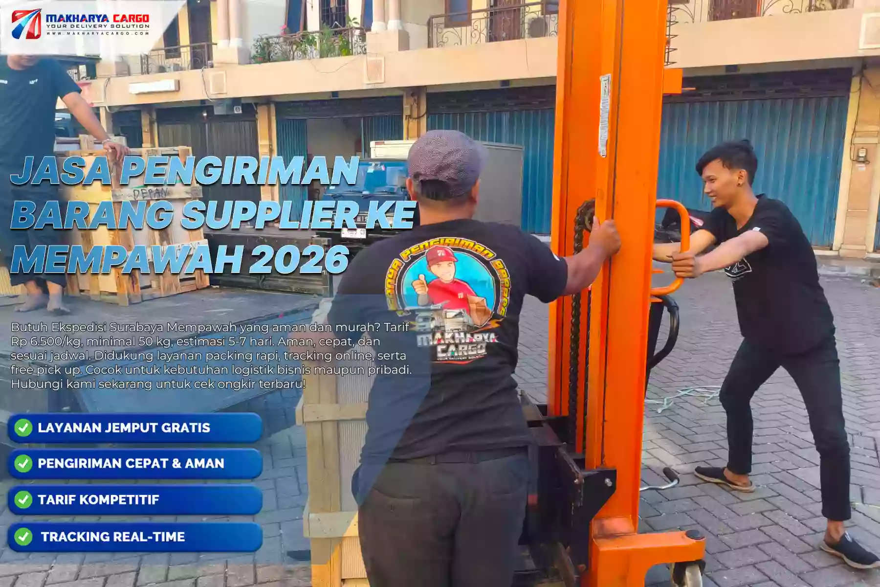 Jasa Pengiriman Barang Supplier ke Mempawah