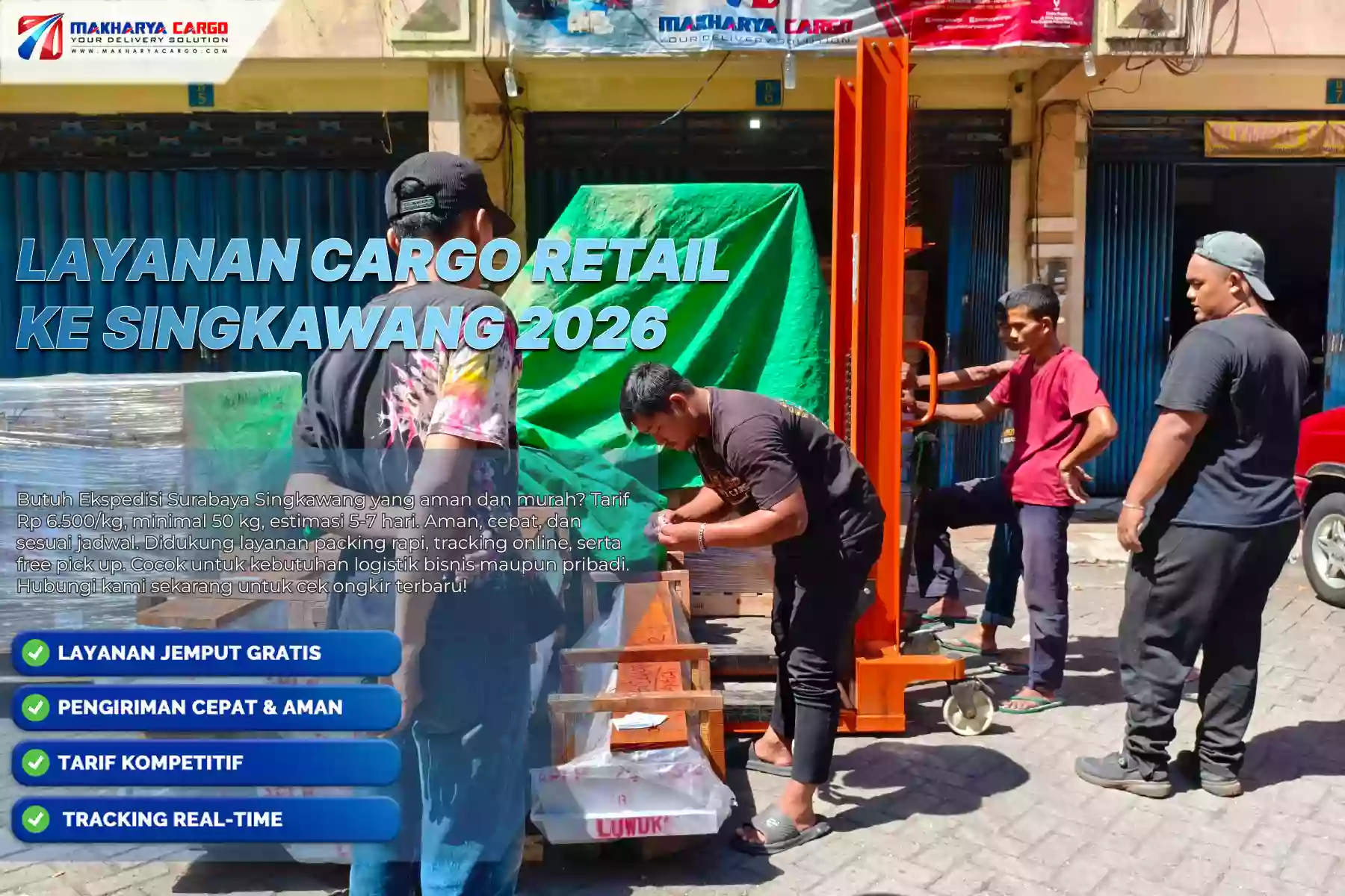Layanan Cargo Retail ke Singkawang