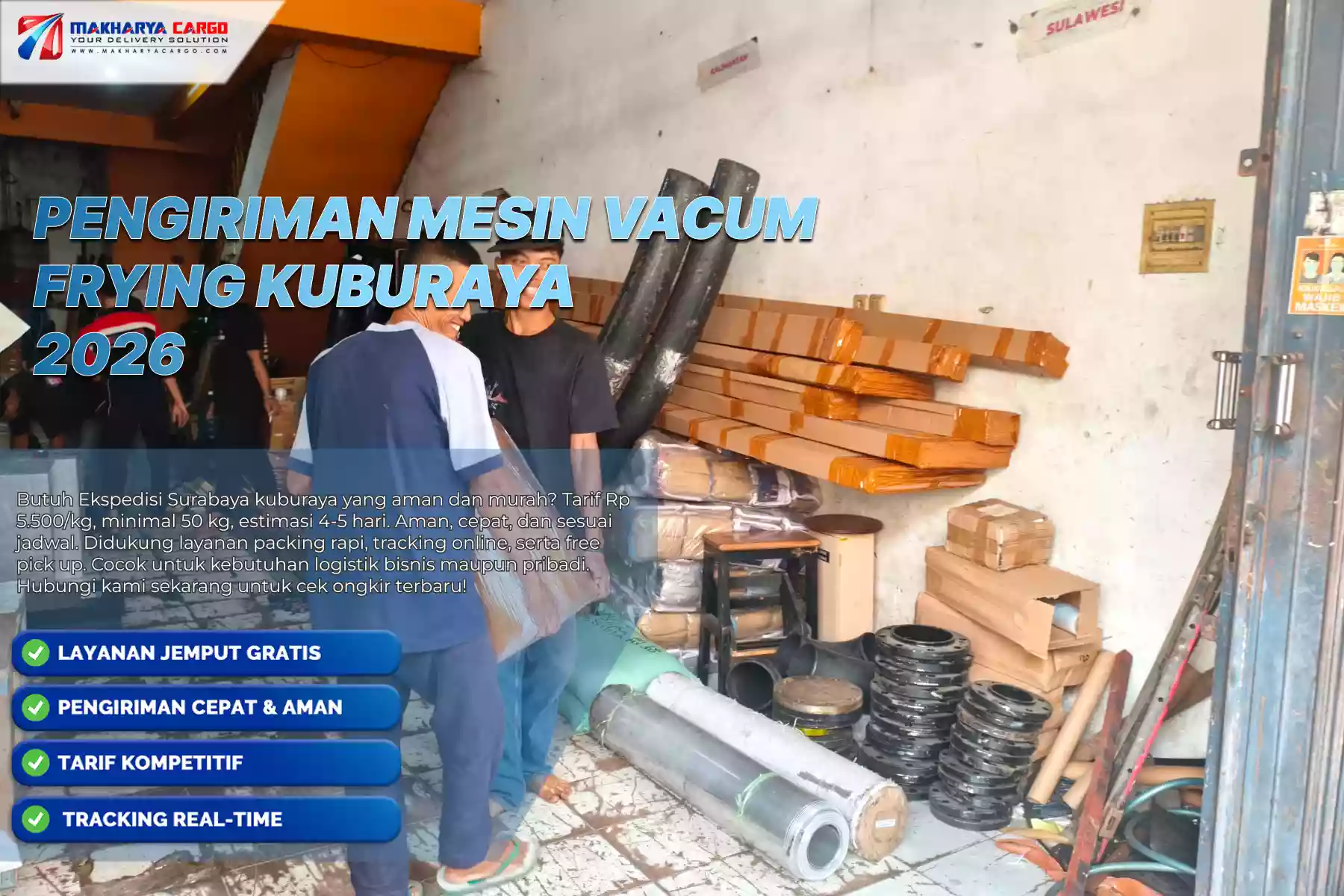 Pengiriman Mesin Vacum Frying Kuburaya