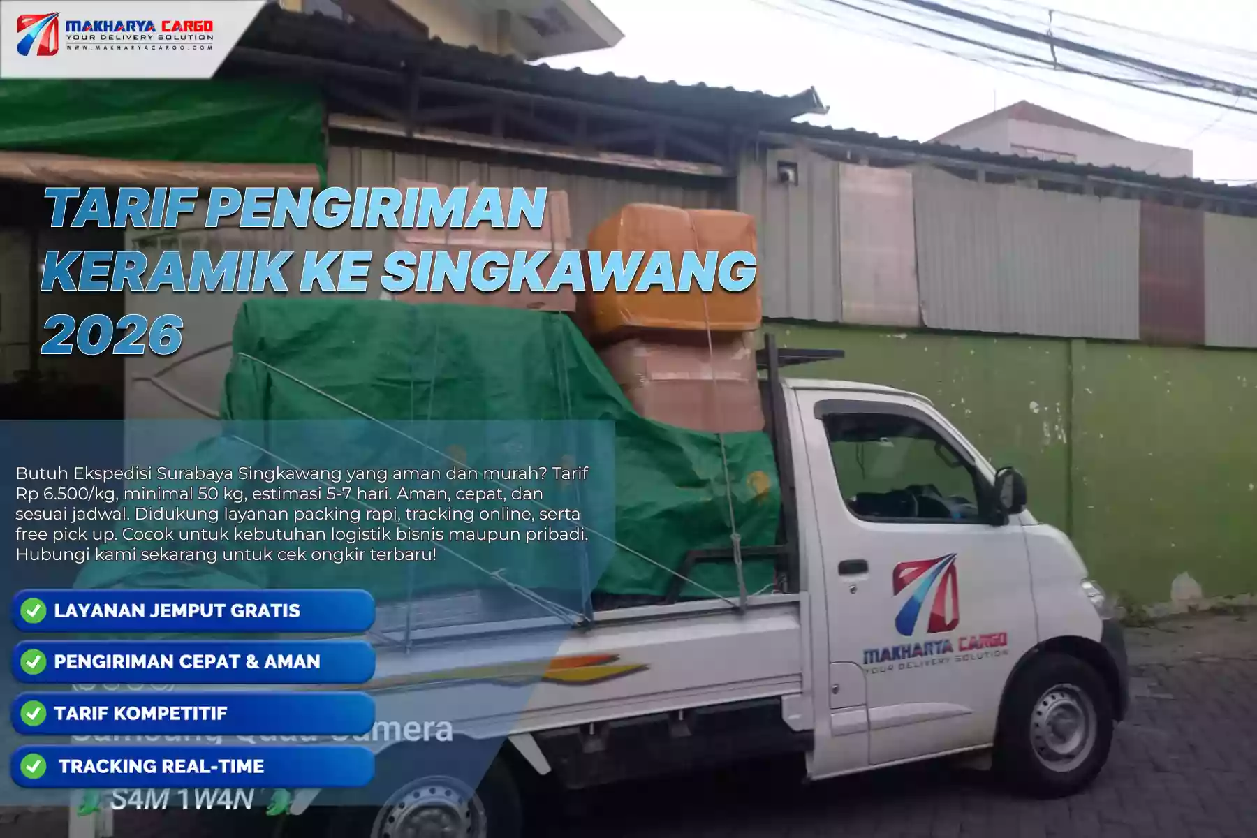 Tarif Pengiriman Keramik ke Singkawang