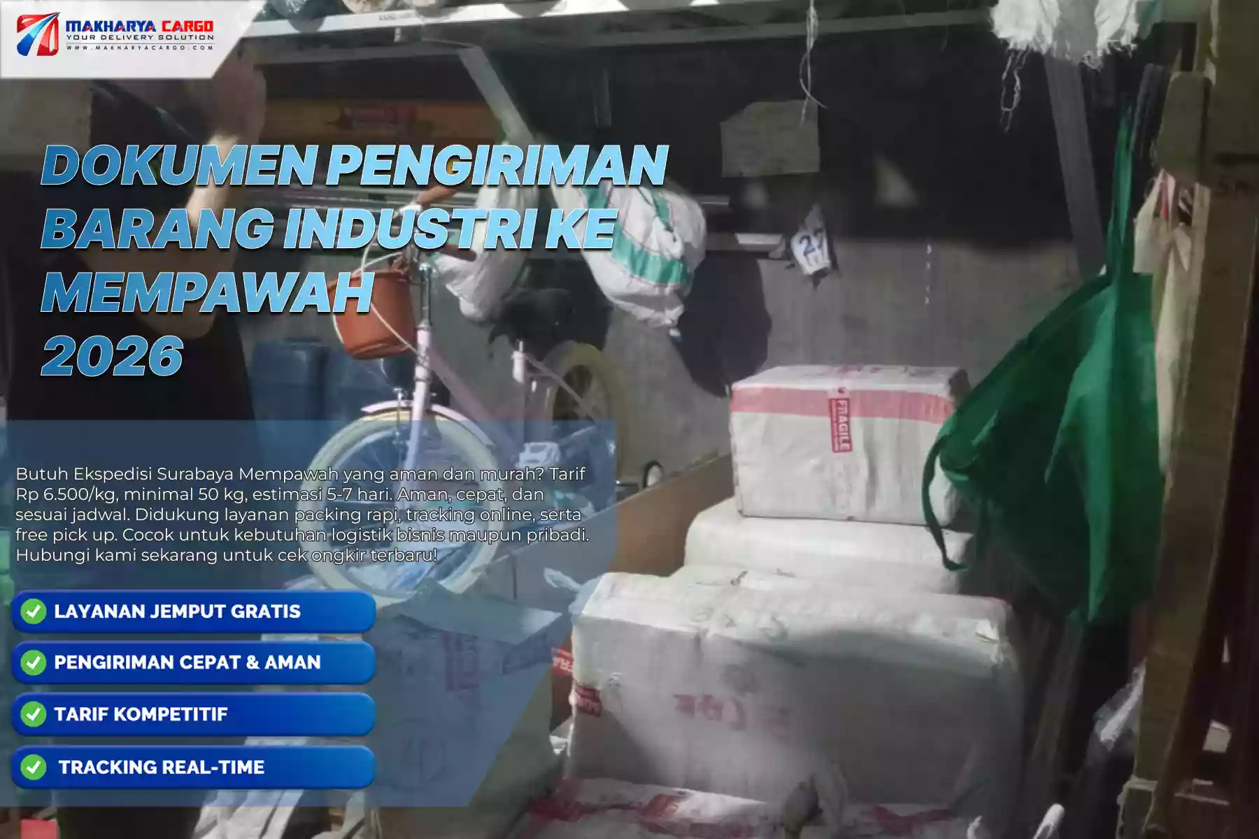 Dokumen Pengiriman Barang Industri ke Mempawah