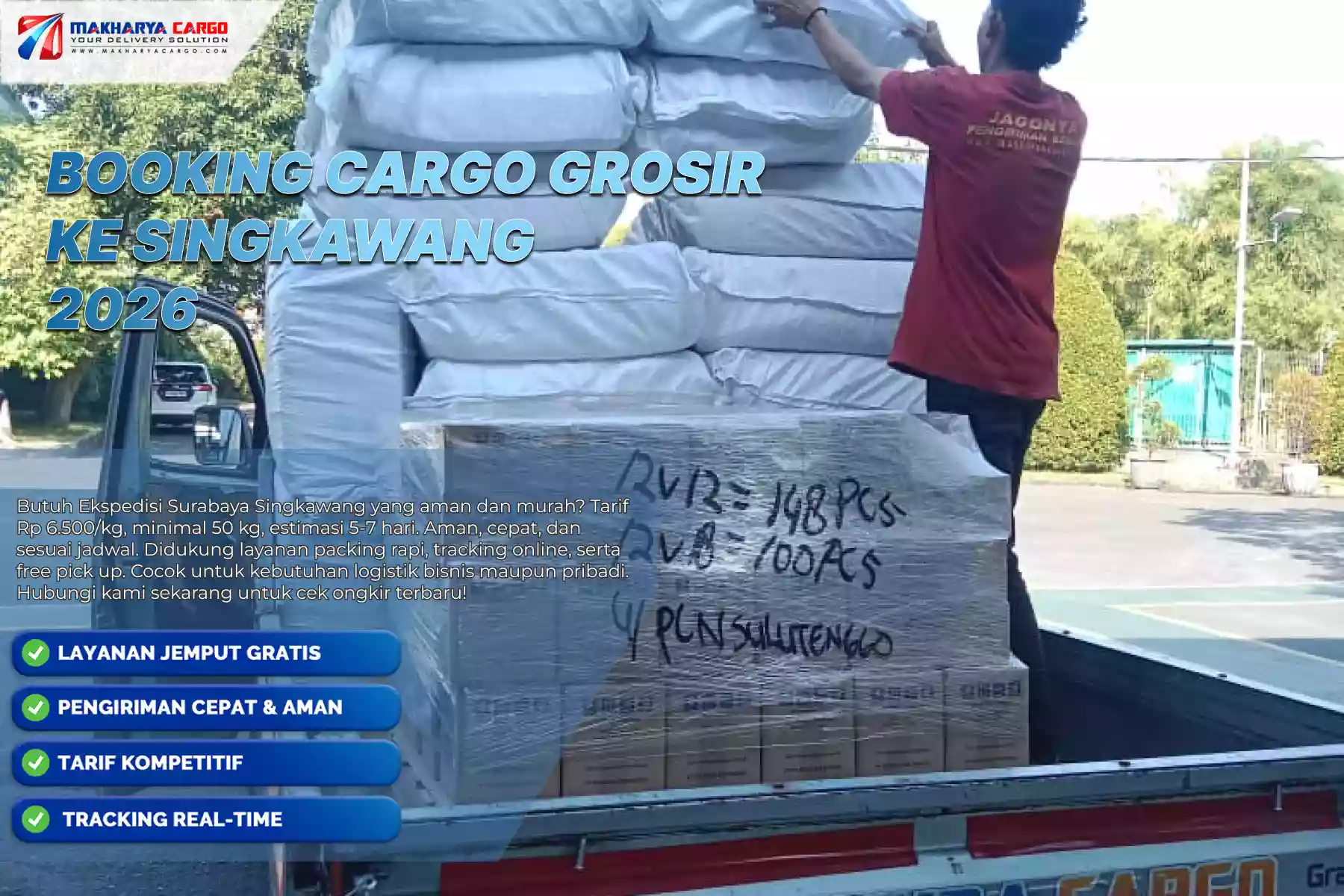 Booking Cargo Grosir ke Singkawang