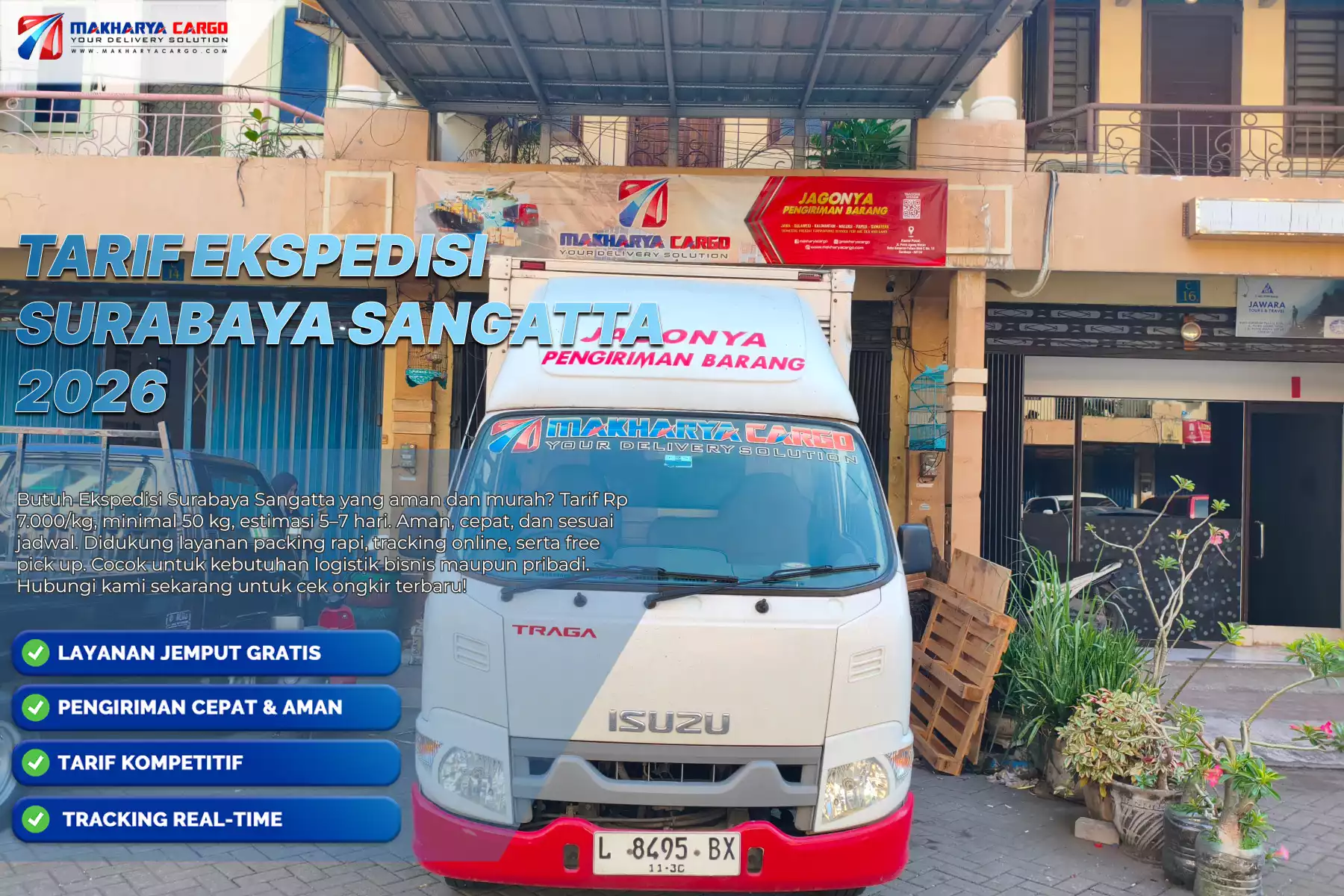 Tarif Ekspedisi Surabaya Sangatta