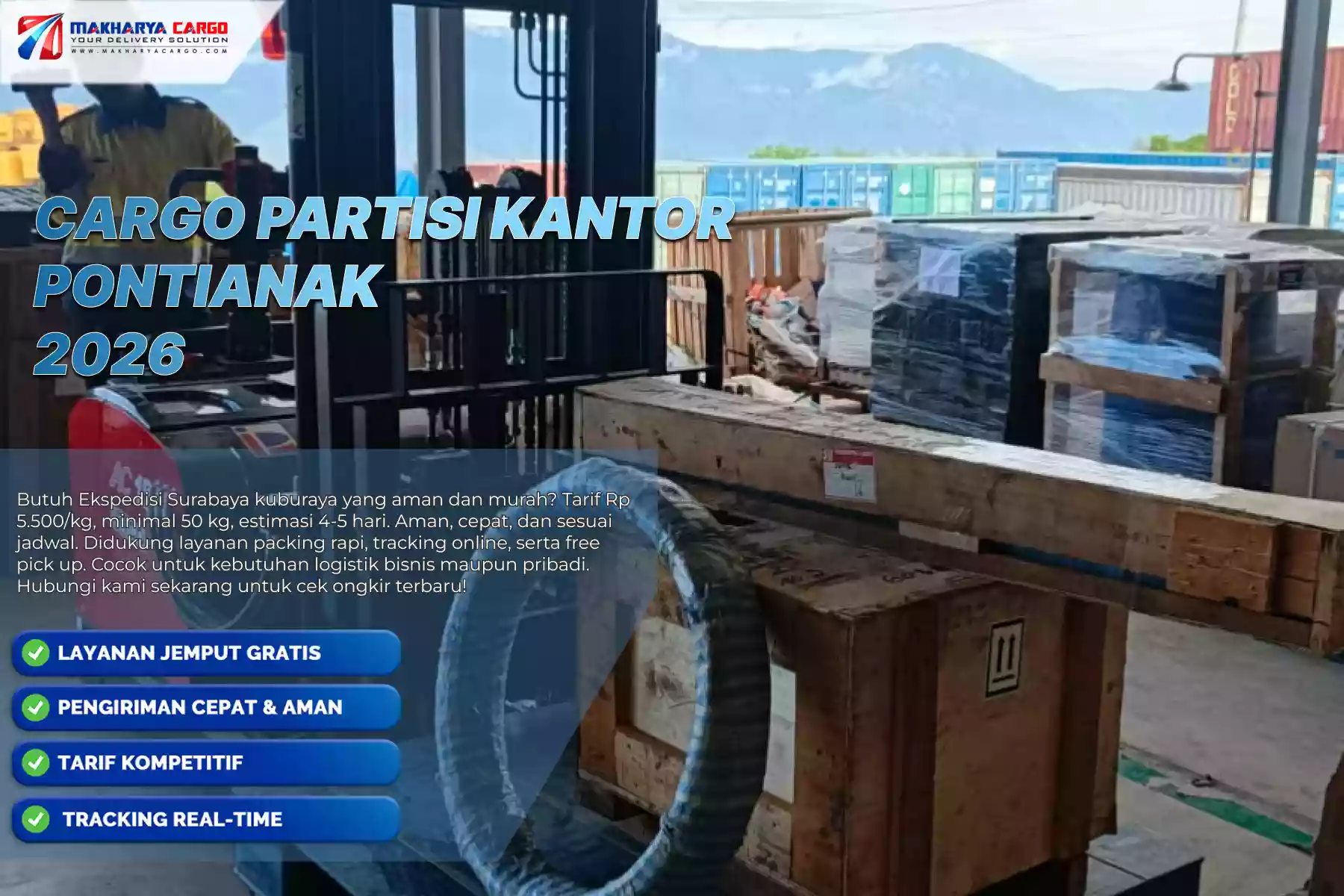 Cargo Partisi Kantor Kuburaya