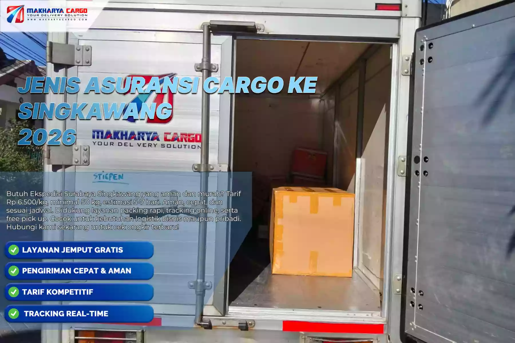 Jenis Asuransi Cargo ke Singkawang