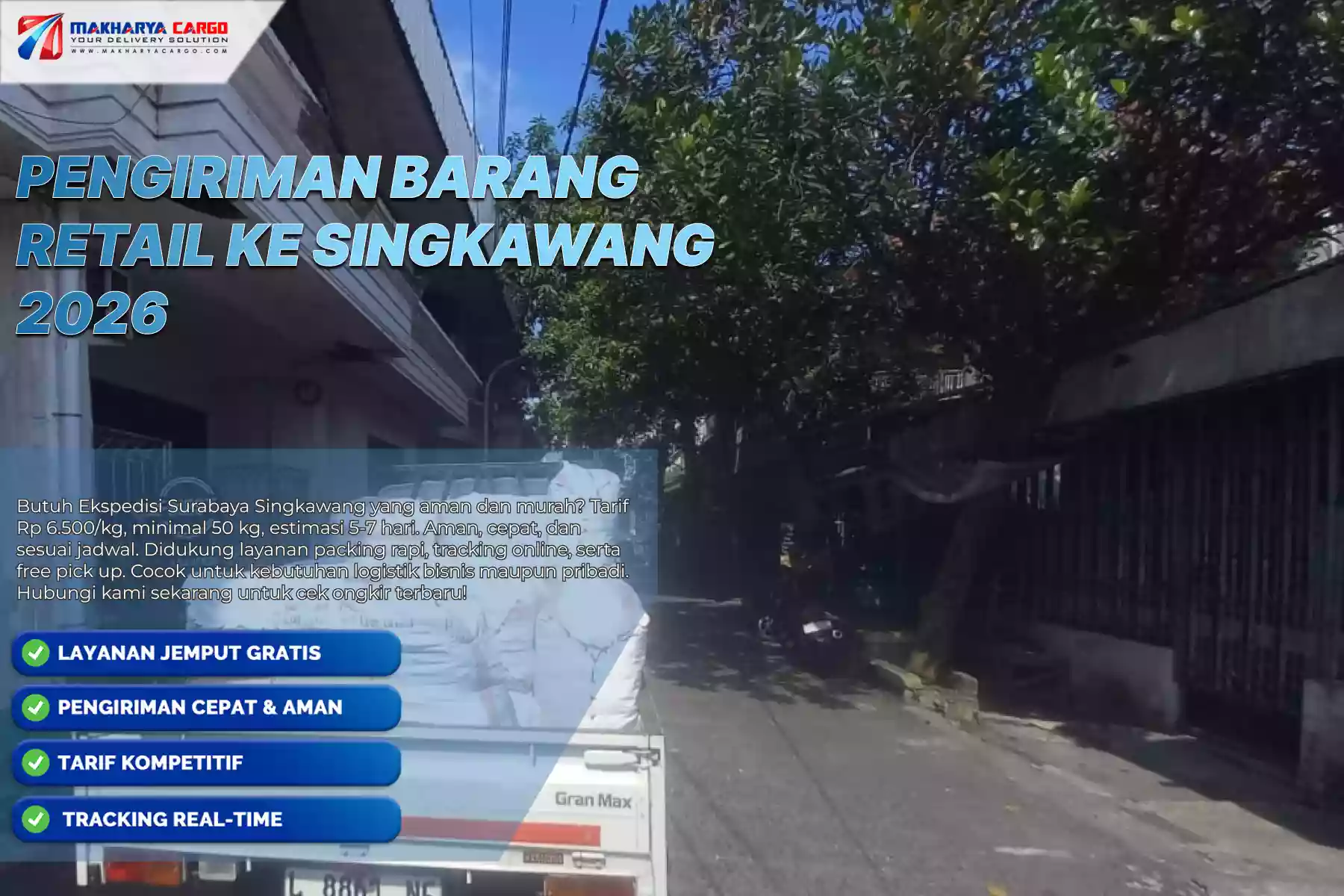 Pengiriman Barang Retail ke Singkawang