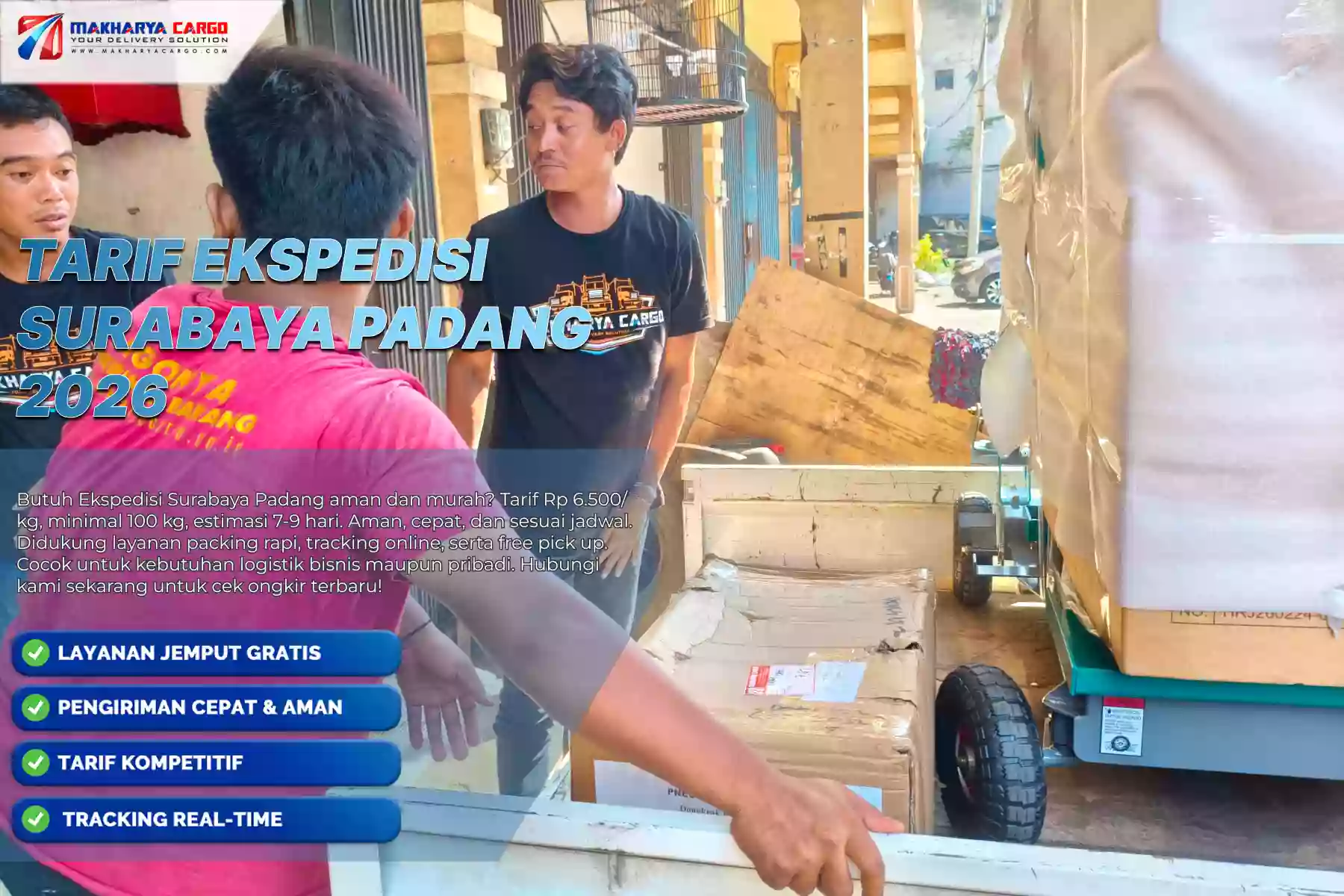Tarif Ekspedisi Surabaya Padang