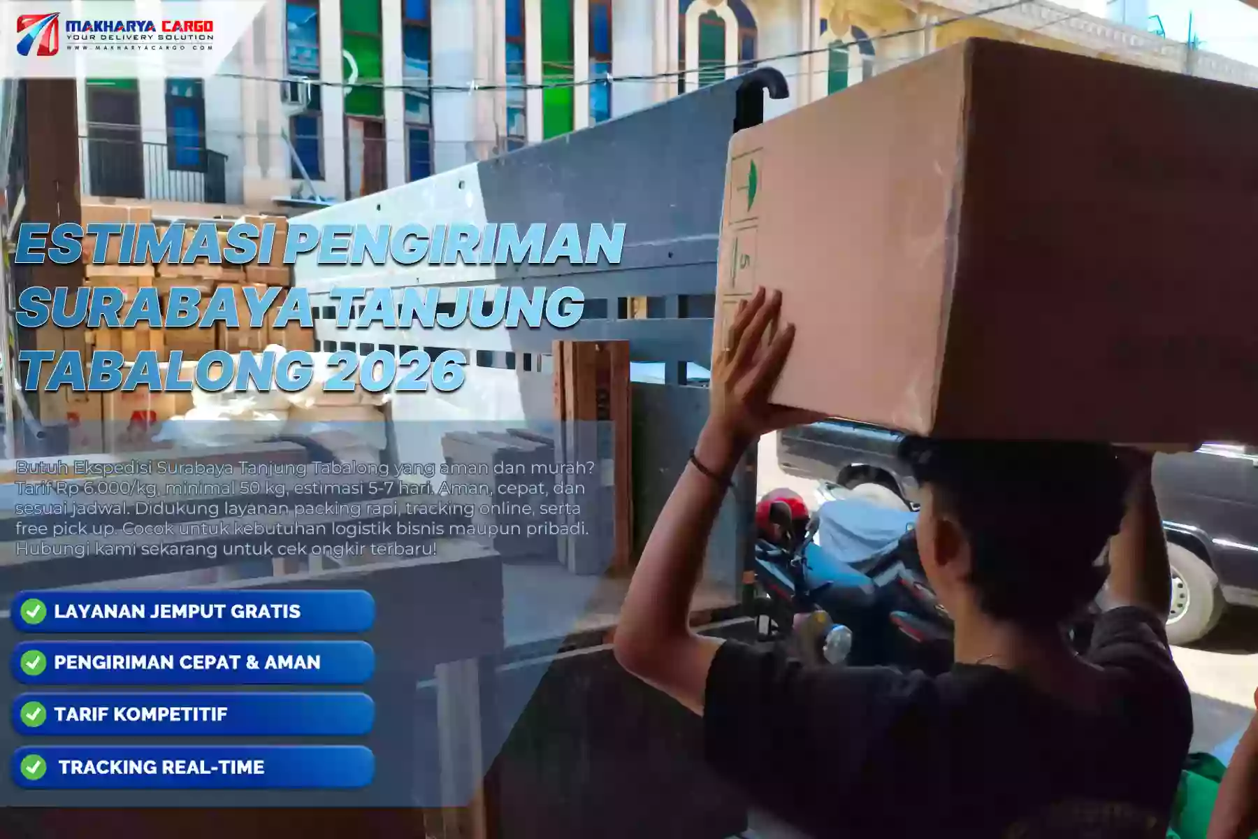 Estimasi Pengiriman Surabaya Tanjung Tabalong