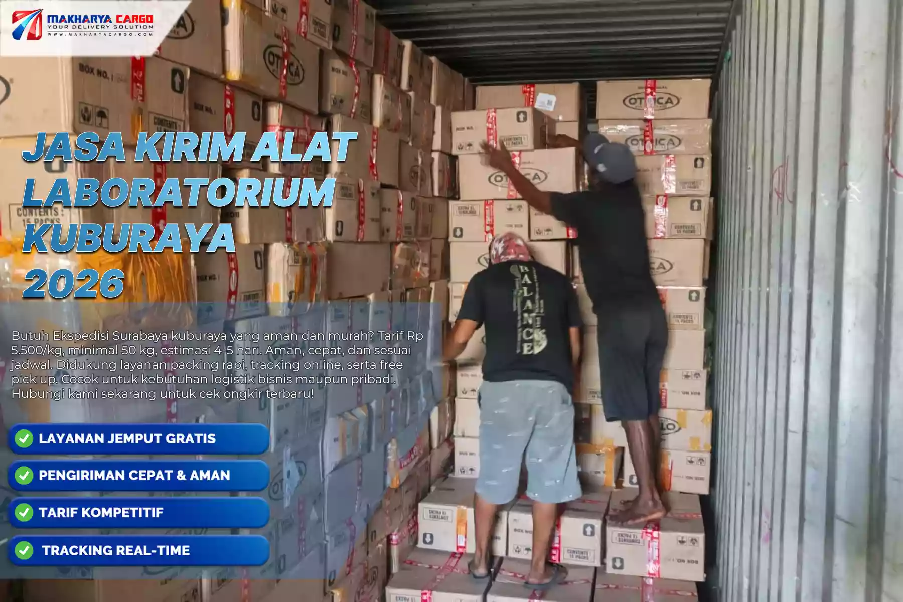 Jasa Kirim Alat Laboratorium Kuburaya