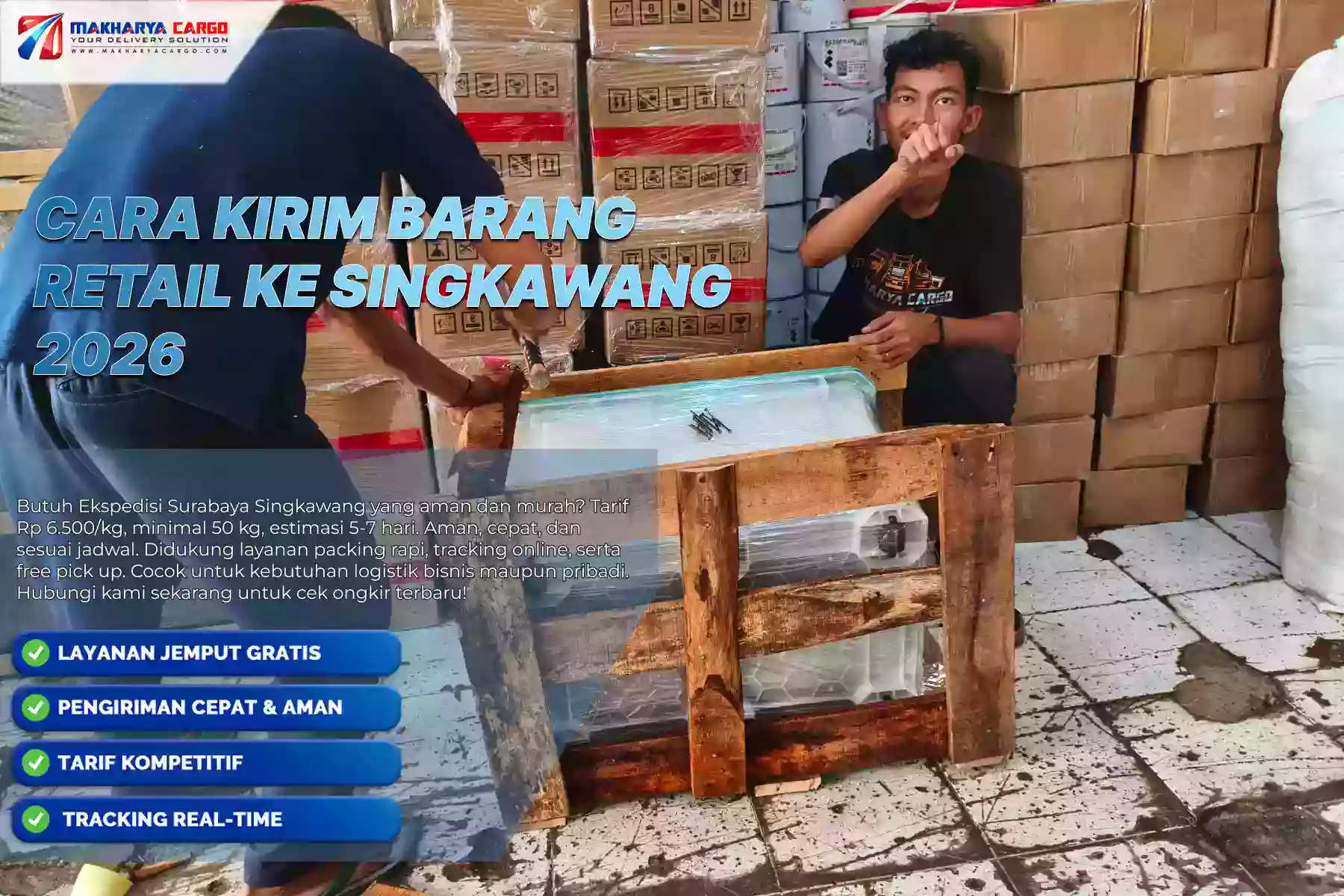 Cara Kirim Barang Retail ke Singkawang
