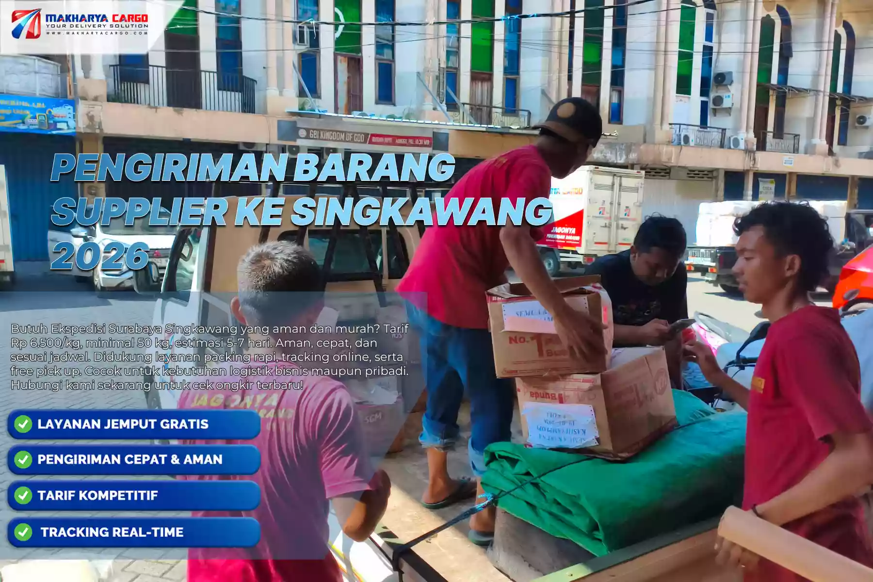 Pengiriman Barang Supplier ke Singkawang
