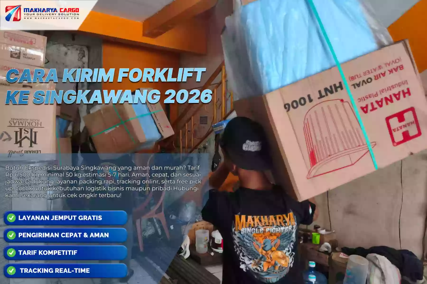 Cara Kirim Forklift ke Singkawang