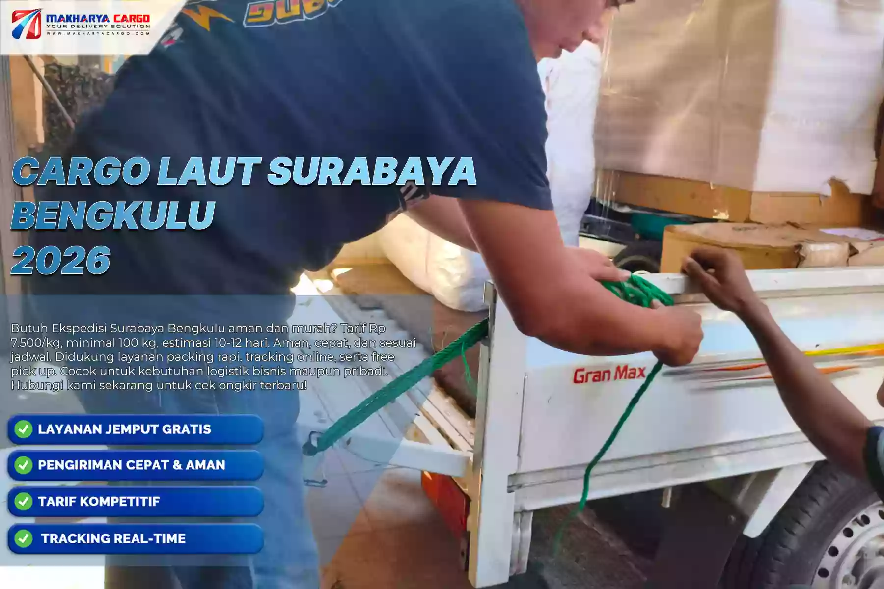 Cargo Laut Surabaya Bengkulu