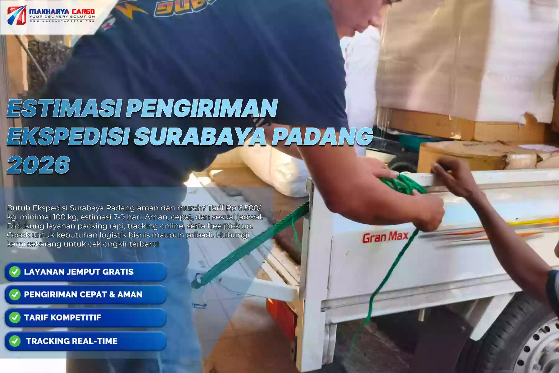 Estimasi Pengiriman Ekspedisi Surabaya Padang