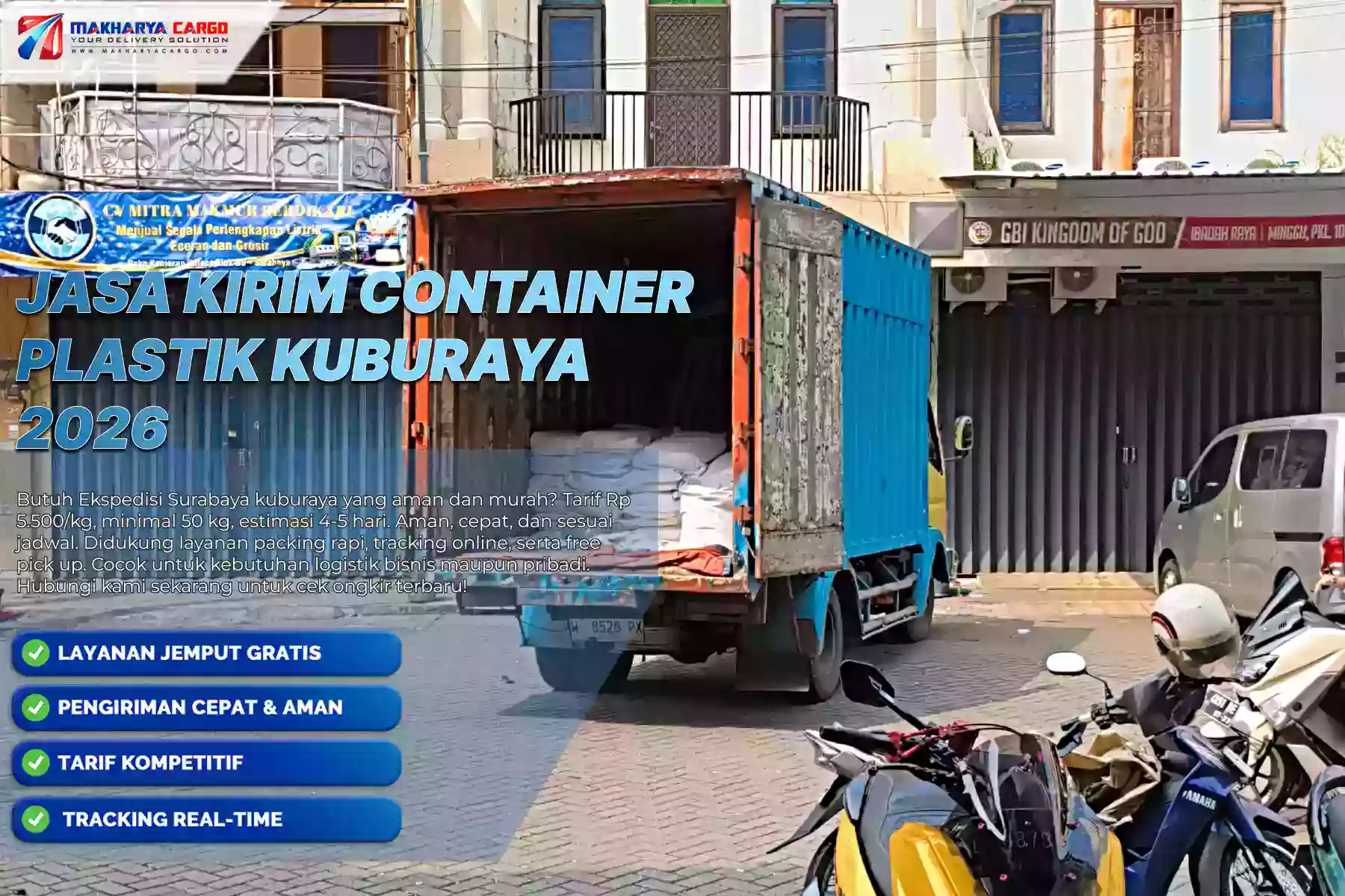 Jasa Kirim Container Plastik Kuburaya