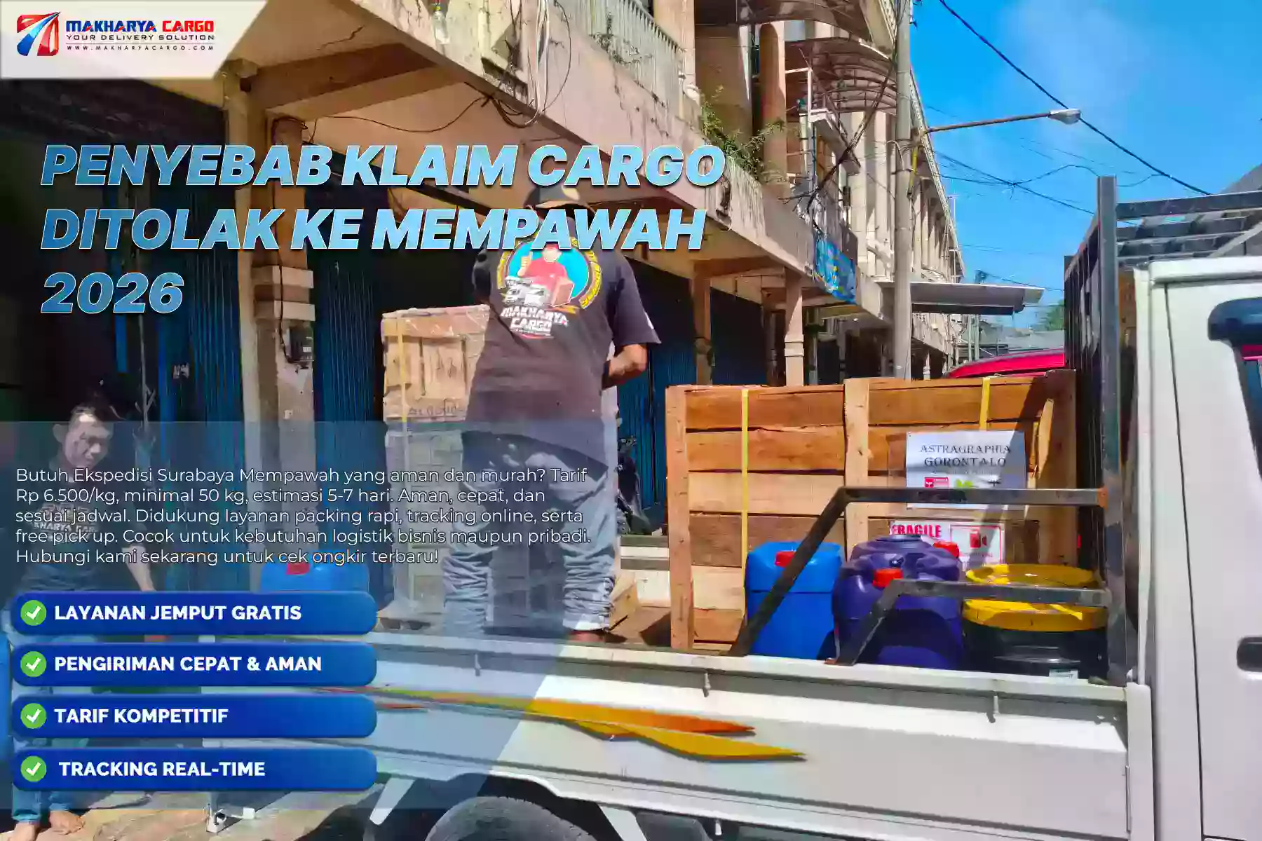 Penyebab Klaim Cargo Ditolak ke Mempawah