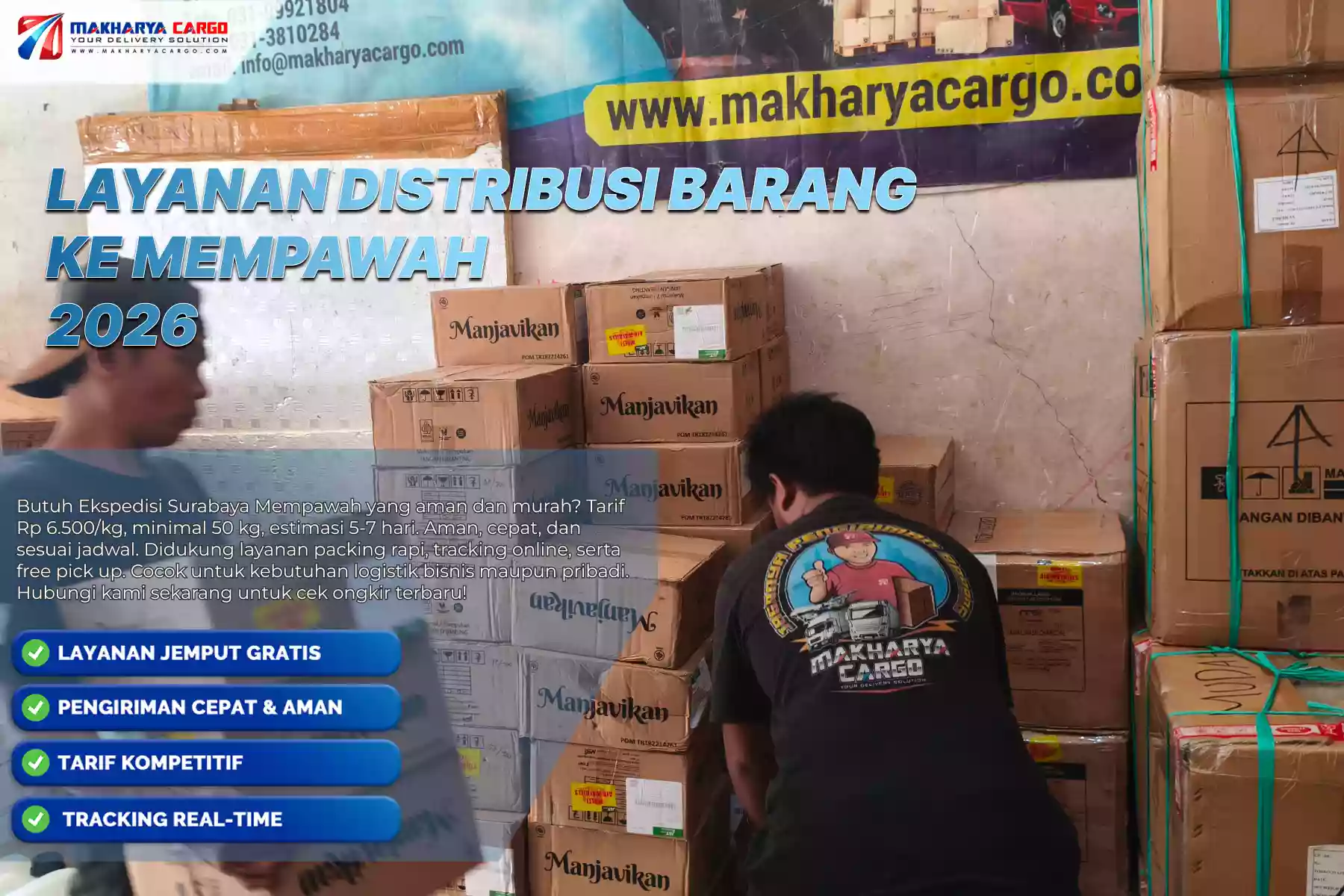 Layanan Distribusi Barang ke Mempawah