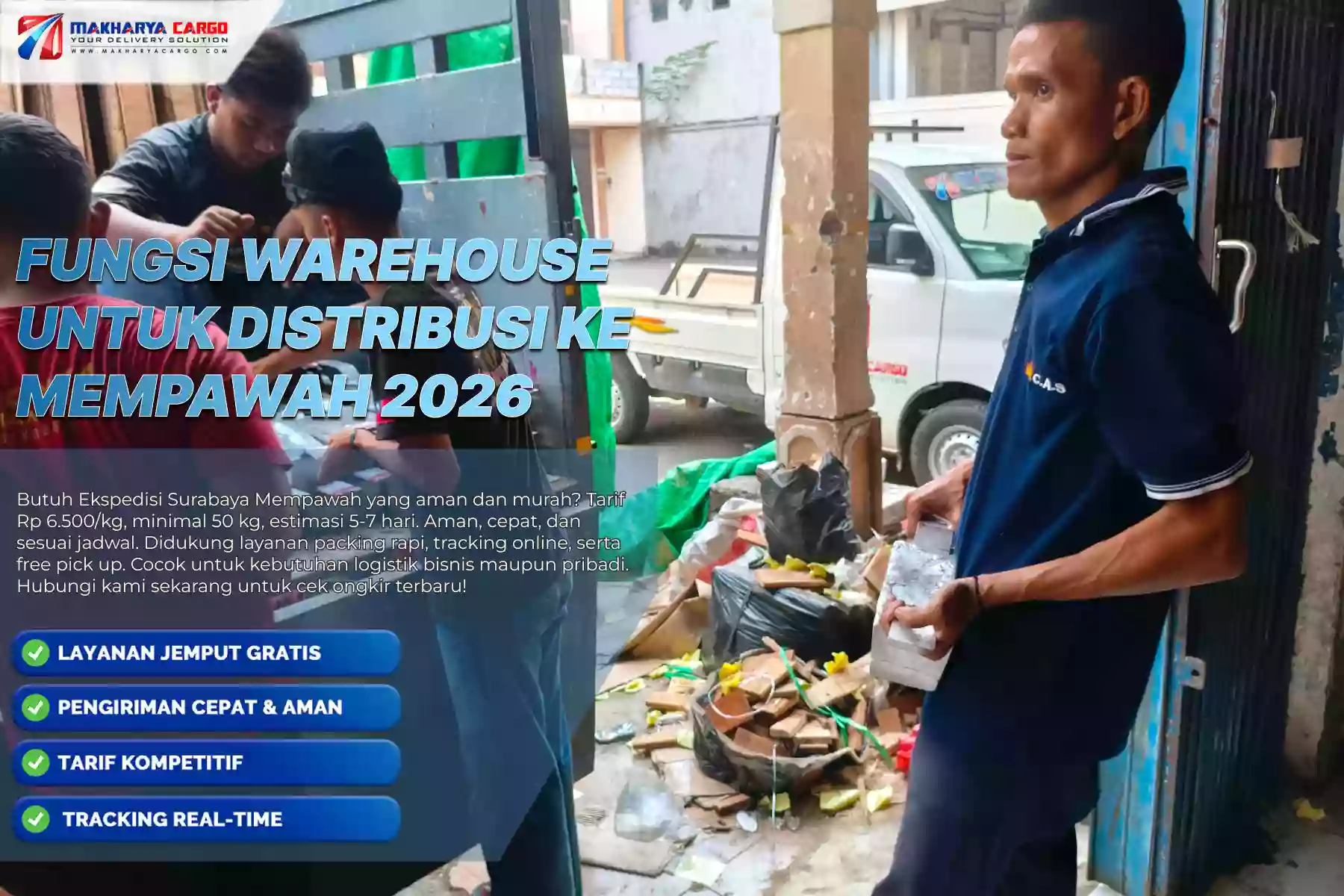 Fungsi Warehouse untuk Distribusi ke Mempawah