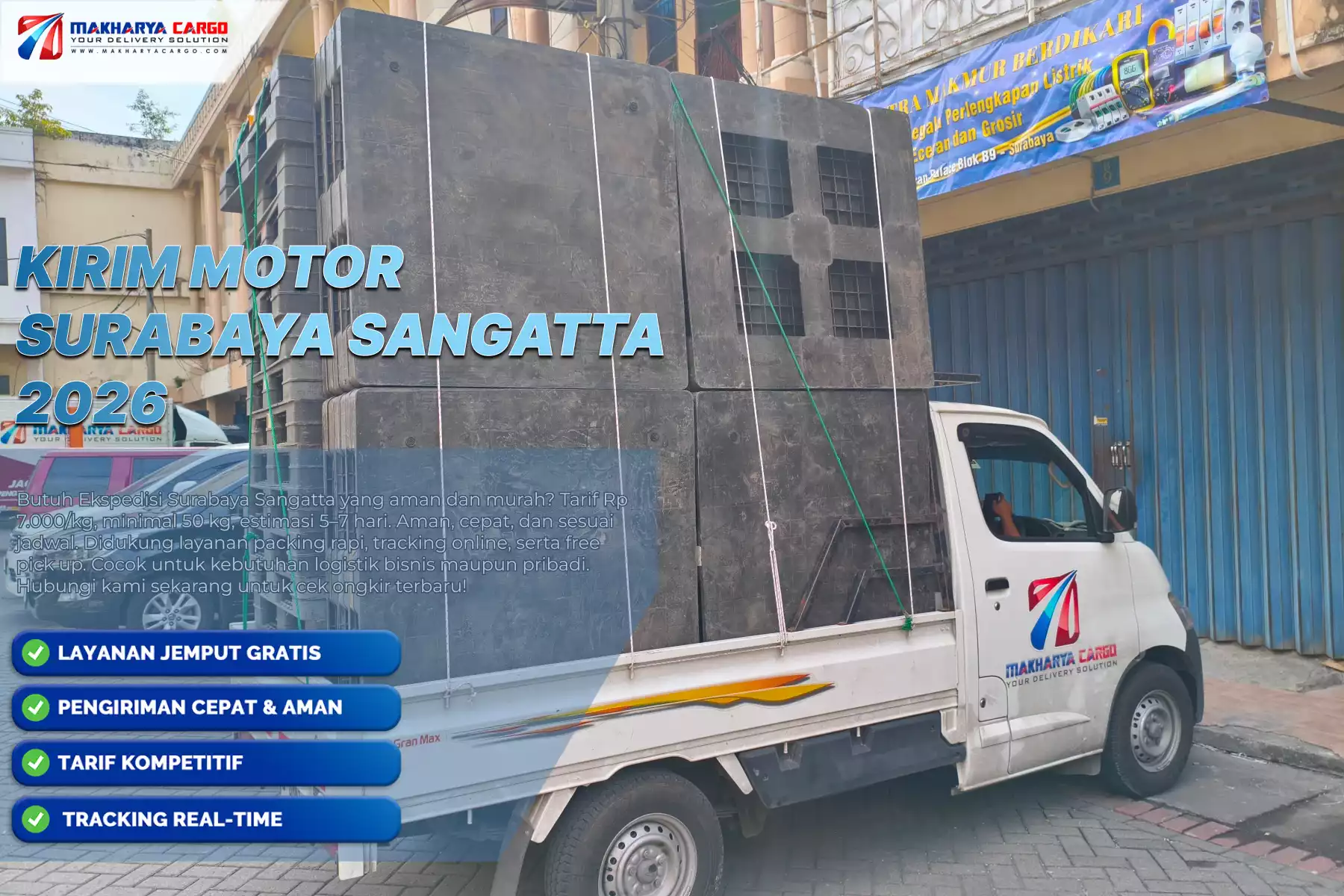 Kirim Motor Surabaya Sangatta