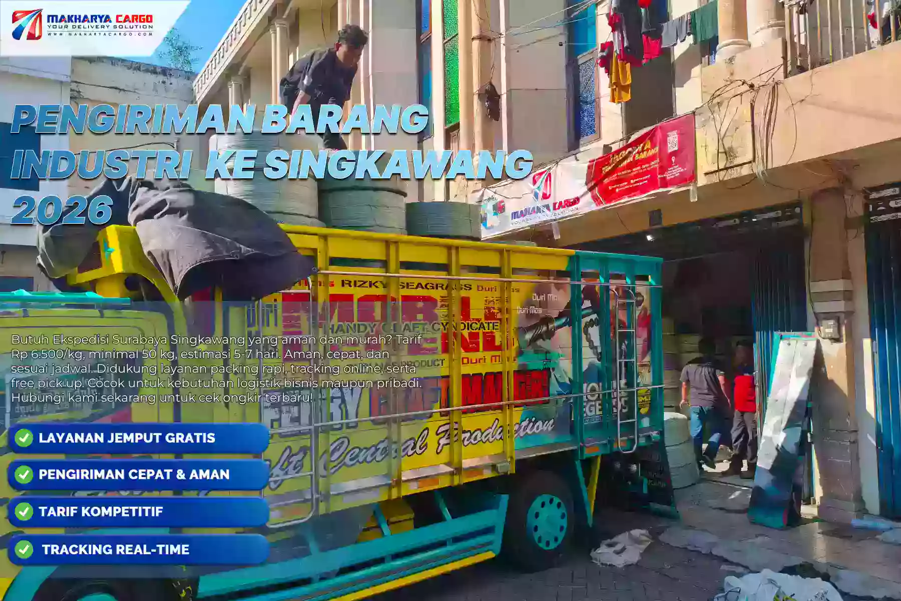 Pengiriman Barang Industri ke Singkawang
