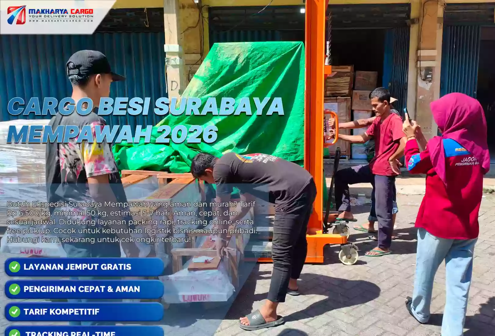 Cargo Besi Surabaya Mempawah