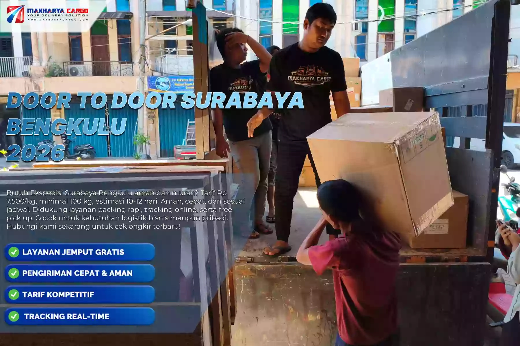 Door to Door Surabaya Bengkulu