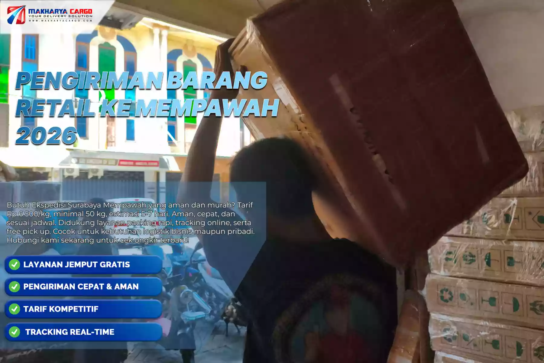 Pengiriman Barang Retail ke Mempawah